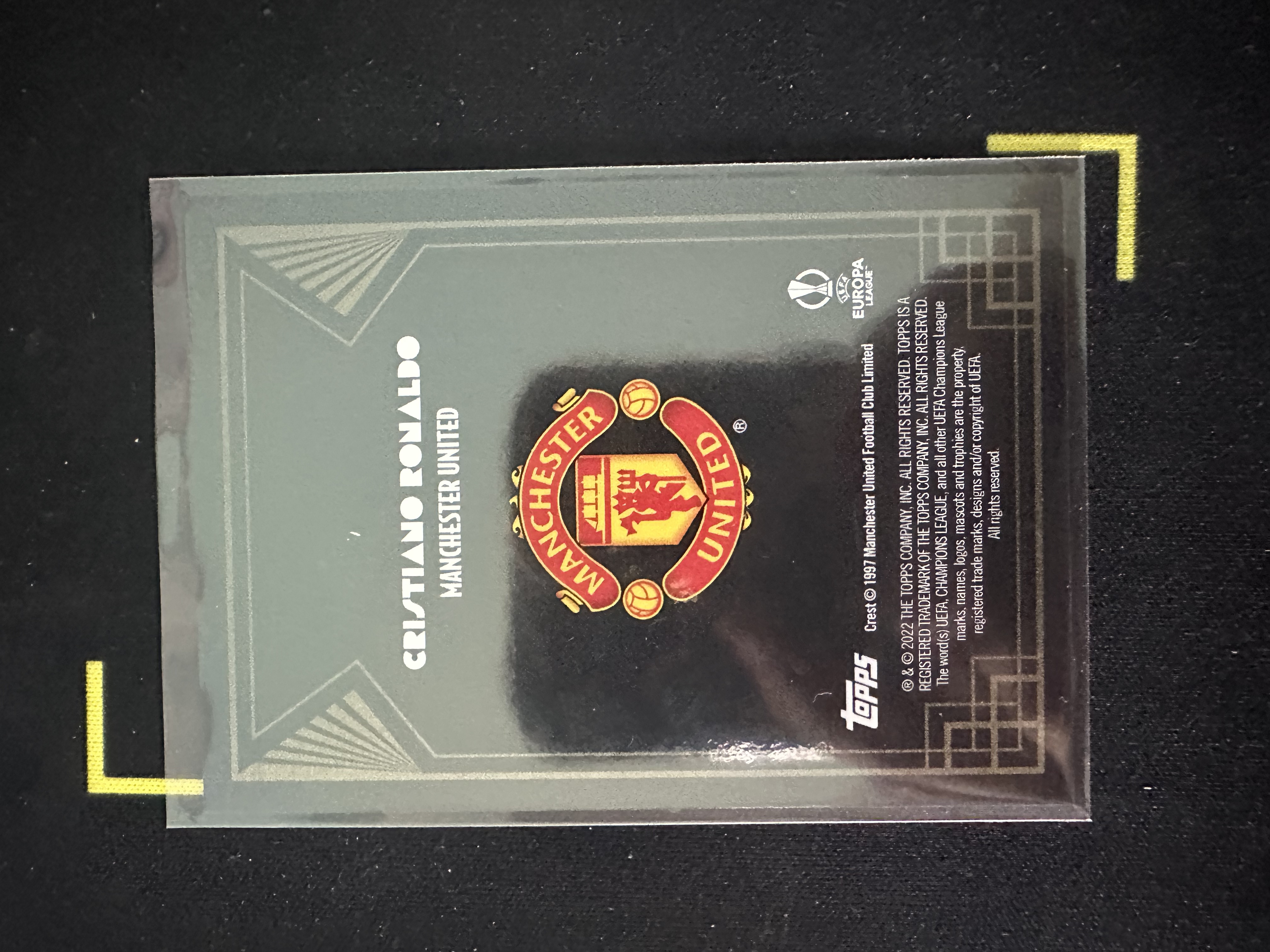 2022 Topps Deco Cristiano Ronaldo 欧冠 C罗 曼联 黄金巨星特卡