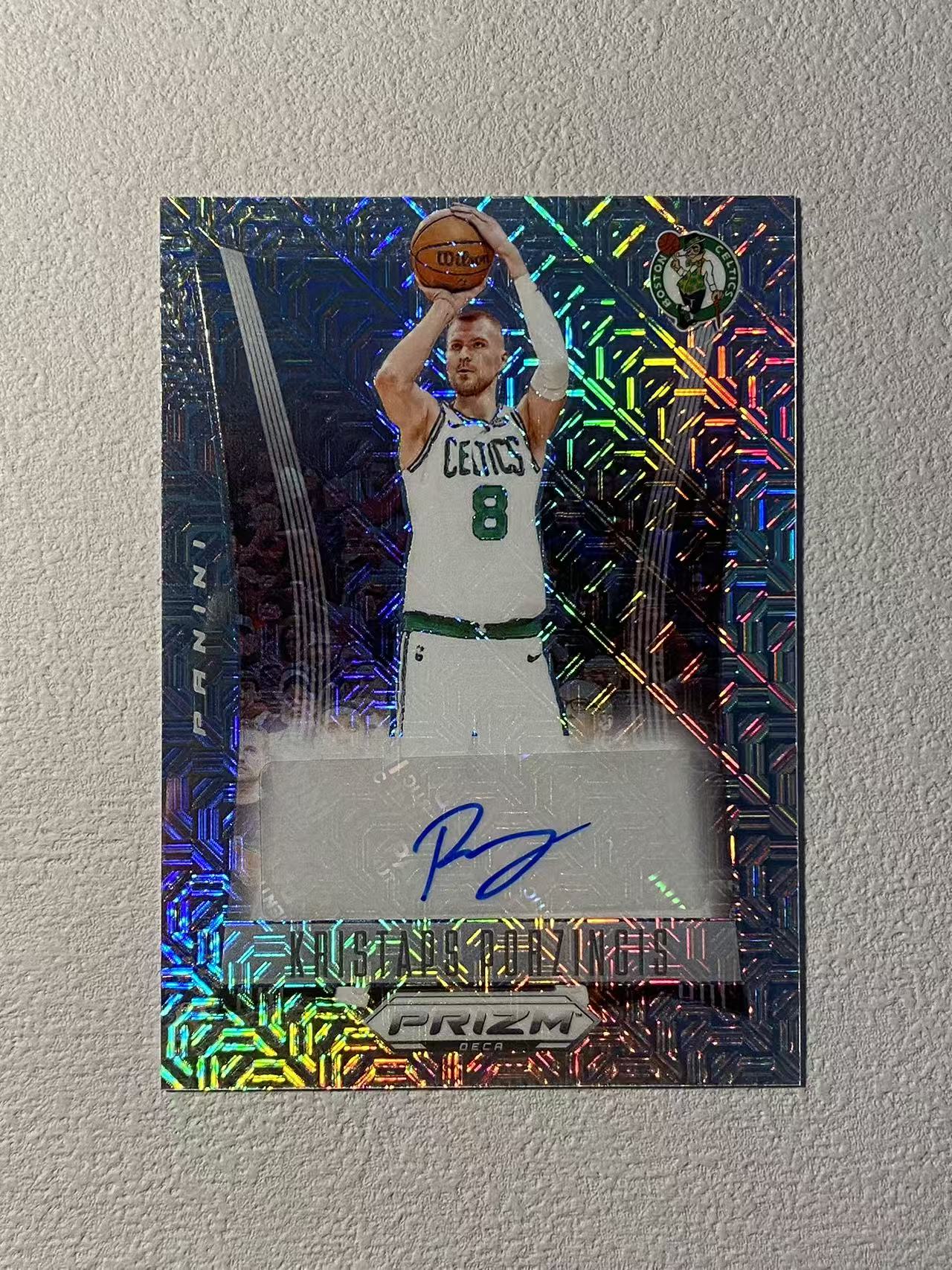 2023-24 Panini Prizm Deca Kristaps Porzingis pz 元年复刻 凯尔特人 波尔津吉斯 独角兽 /25编 低编 签字 mojo折 折射 收藏必备