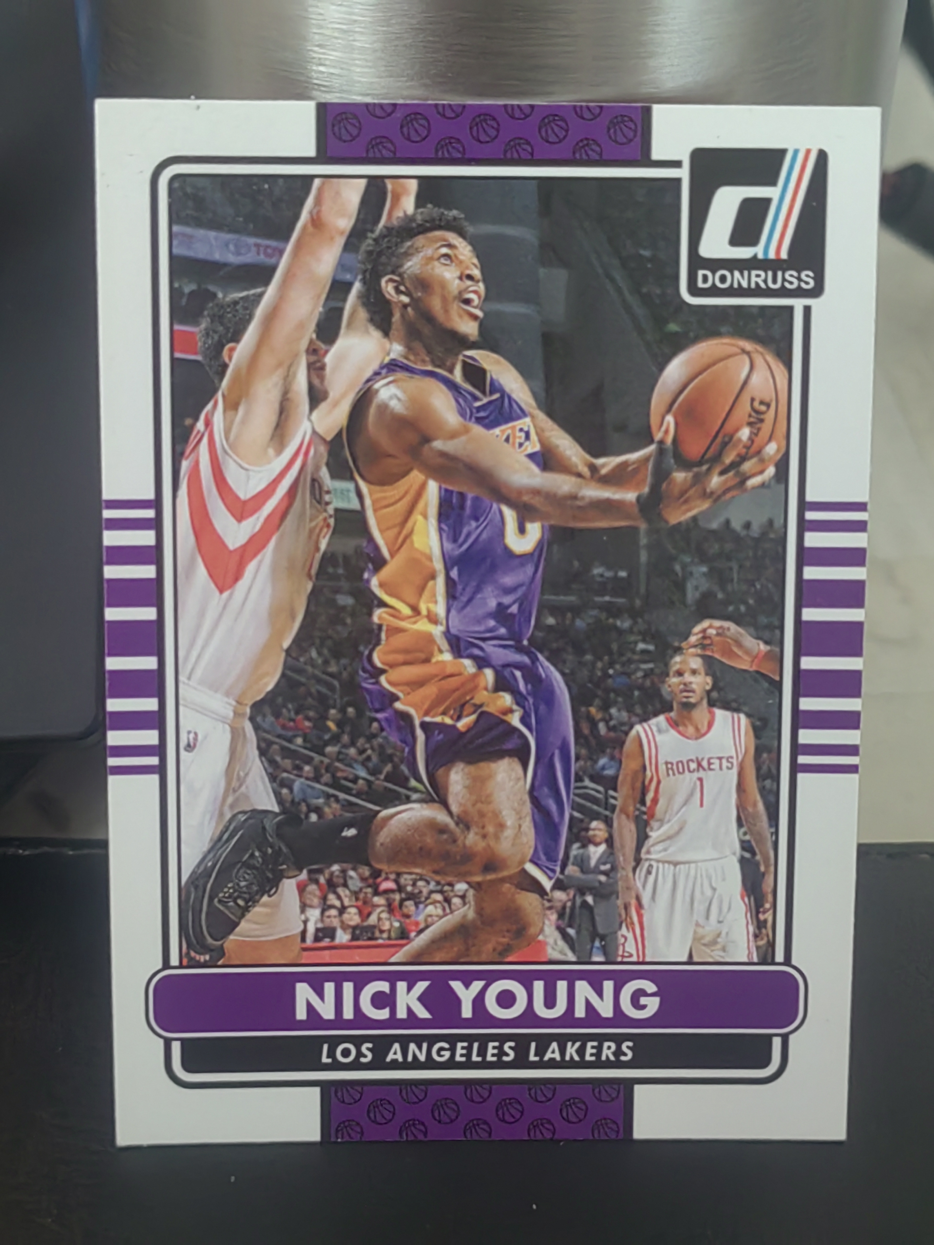 2014-15 Panini Donruss Nick Young 杜蕾斯 尼克杨 湖人 第二张 篮 白边白角 不保卡品 卡品如图