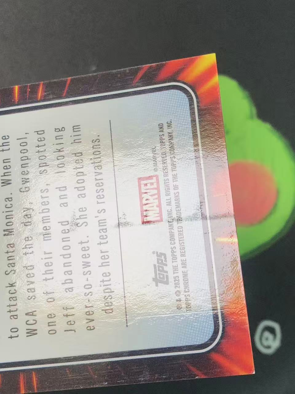 2025 Topps Chrome Jeff the Land Shark 漫威 陆行鲨 杰夫 小鲨鱼 金融岩折 大比例 微瑕如图【ZYP代拍】脑