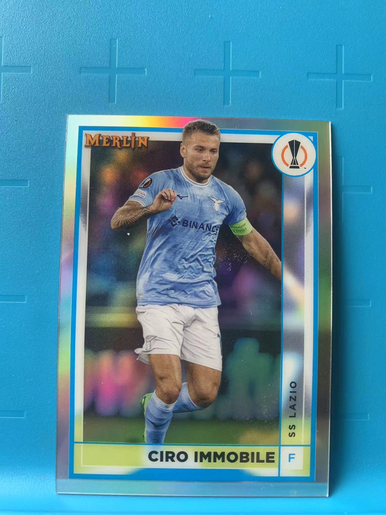 2023 Topps Merlin Ciro Immobile 梅林 欧冠 因莫比莱 拉齐奥 银折 卡品如图 X016A