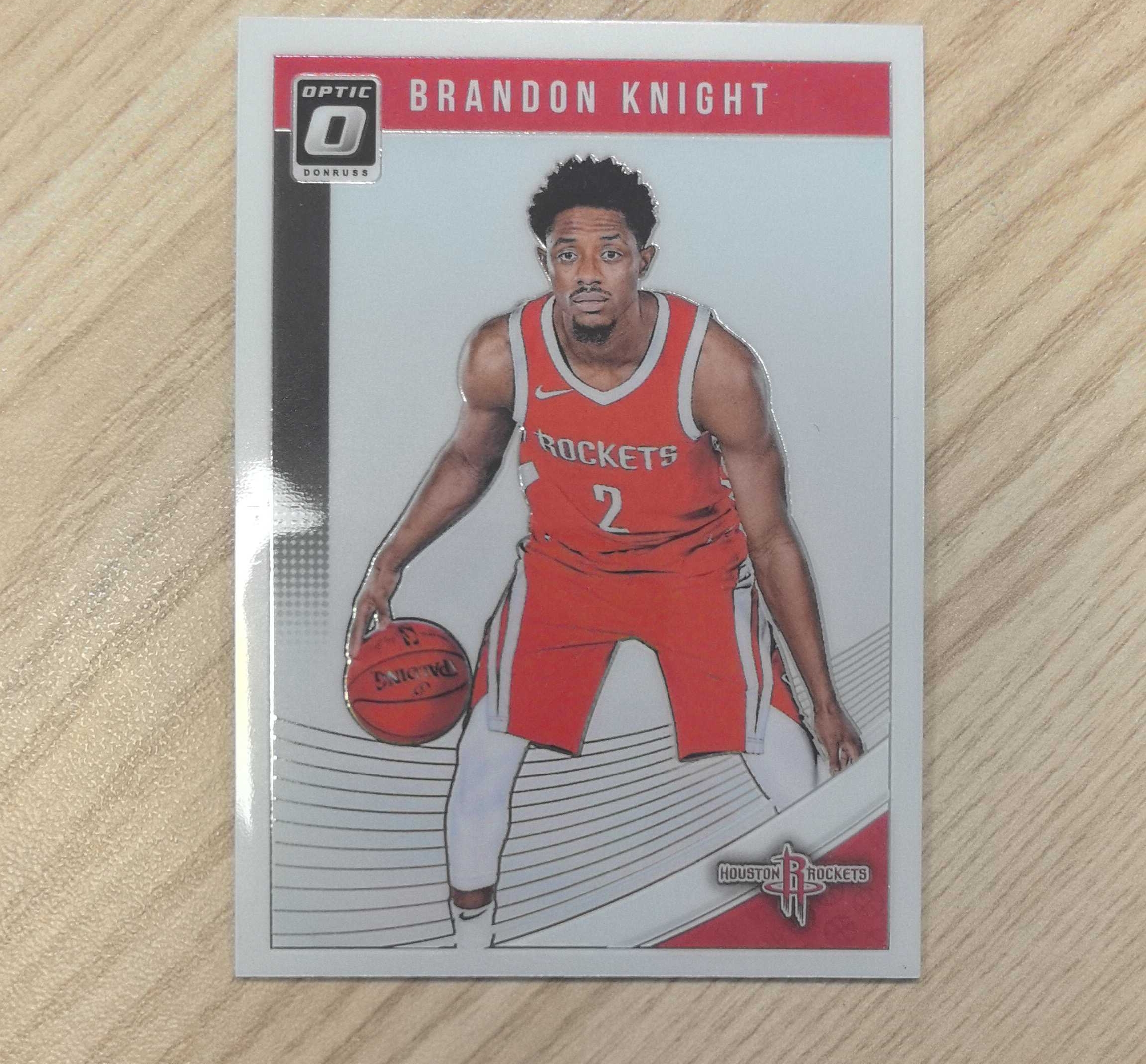 2018-19 Panini Optic Brandon Knight 布兰登·奈特 杜蕾斯 新秀一阵 11年活塞首轮秀 先后效力于活塞、雄鹿、太阳、火箭、骑士和独行侠 硬通货 极具收藏价值