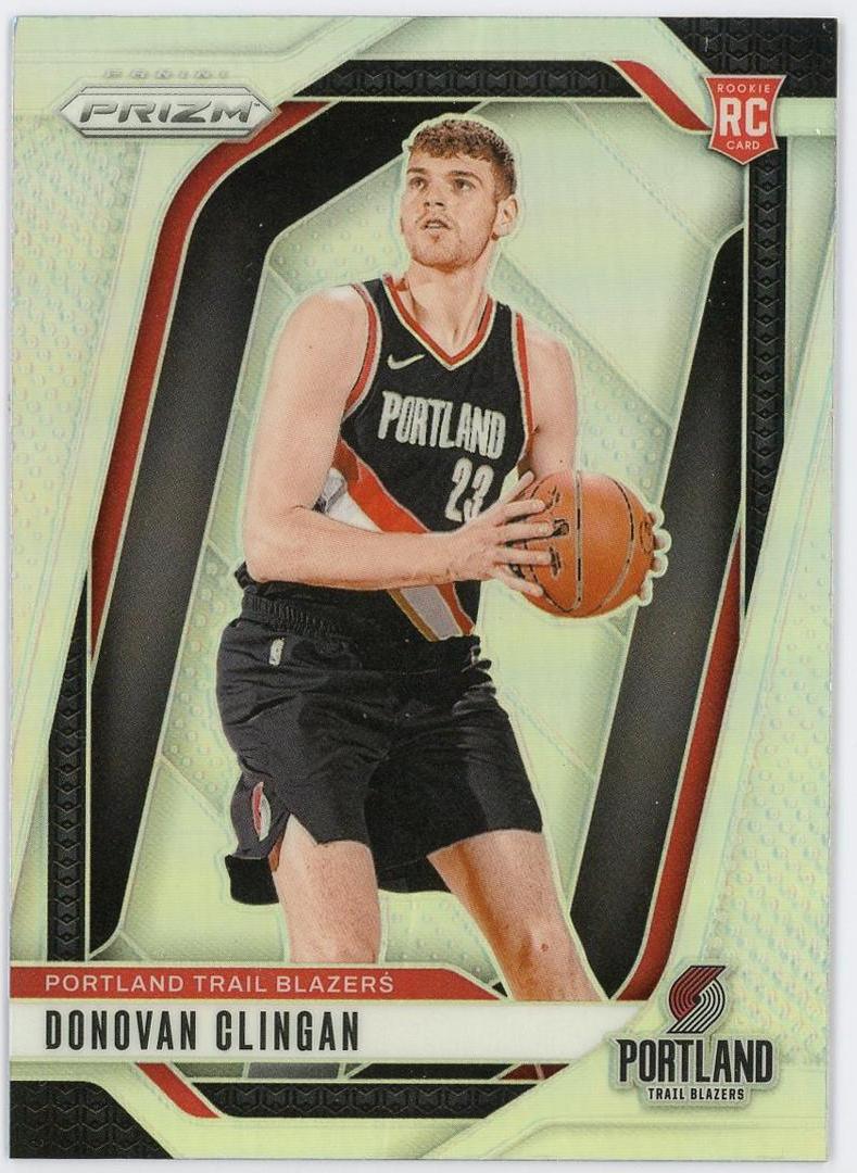 2024-25 Panini Prizm Donovan Clingan RC 多诺万克林根 新秀 pz 正银折 折射 开拓者 卡品如图 0YQ3/11.16