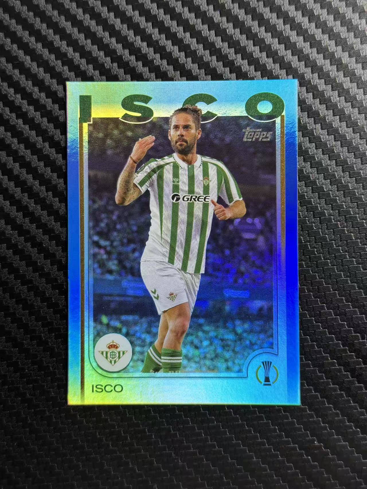 2025 Topps ucc Isco 欧战 伊斯科 皇家贝蒂斯 001/125编 蓝折 首编 卡品如图 拍前看描述