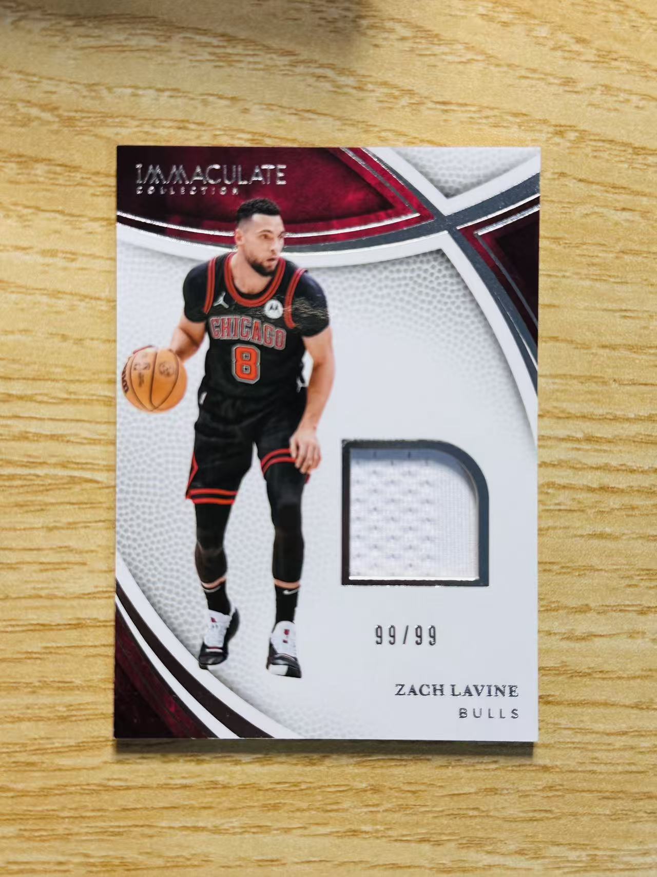 2024-25 Panini Immaculate Collection Zach LaVine 嘿嘿代卖 扎克 拉文 球衣 物料 99编 99/99编 尾编 公牛 扣篮王 收藏必备