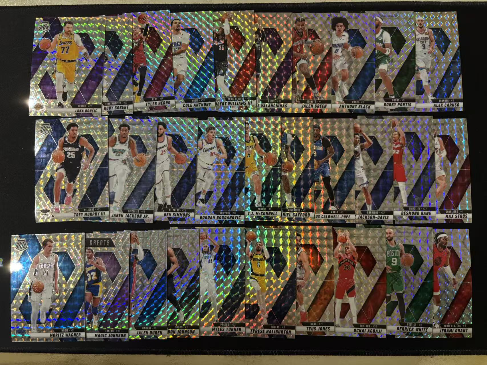 【星辰】PANINI 24-25 马赛克系列 折射 东契奇 戈贝尔 墨菲 希罗 安东尼 杰伦 格林 JJJ 加福德 贝恩 瓦格纳 哈利伯顿 特纳 等 LOT