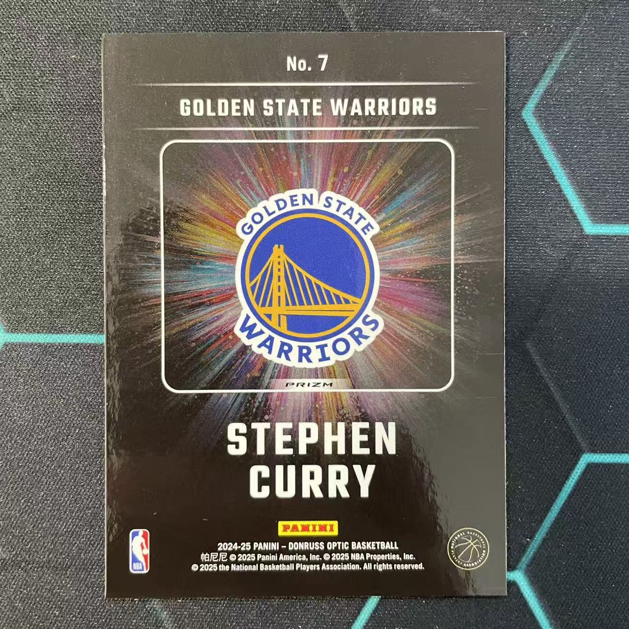 2024-25 Panini Donruss Stephen Curry 【阿福代卖】 斯蒂芬 库里 小学生 萌神 勇士 杜蕾斯OP Lights Out 熄灯特卡 银折 收藏必备 (行行行)