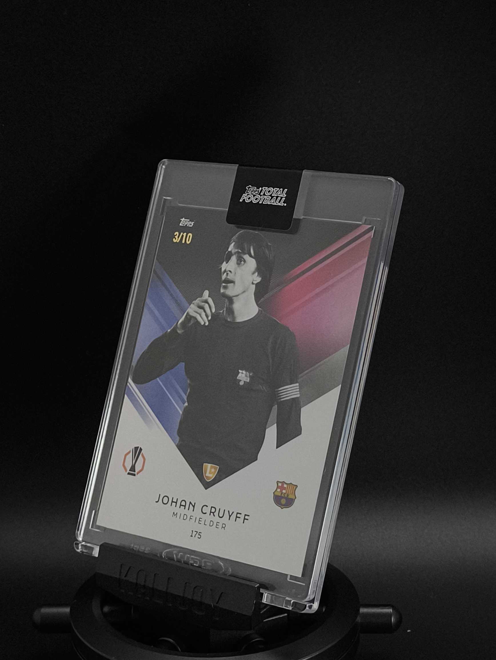 2025-26 Topps Total Football Johan Cruyff 约翰·克鲁伊夫 足球教父 克鲁伊夫 巴塞罗那 巴萨 荷兰 3/10编 TTF 原封砖