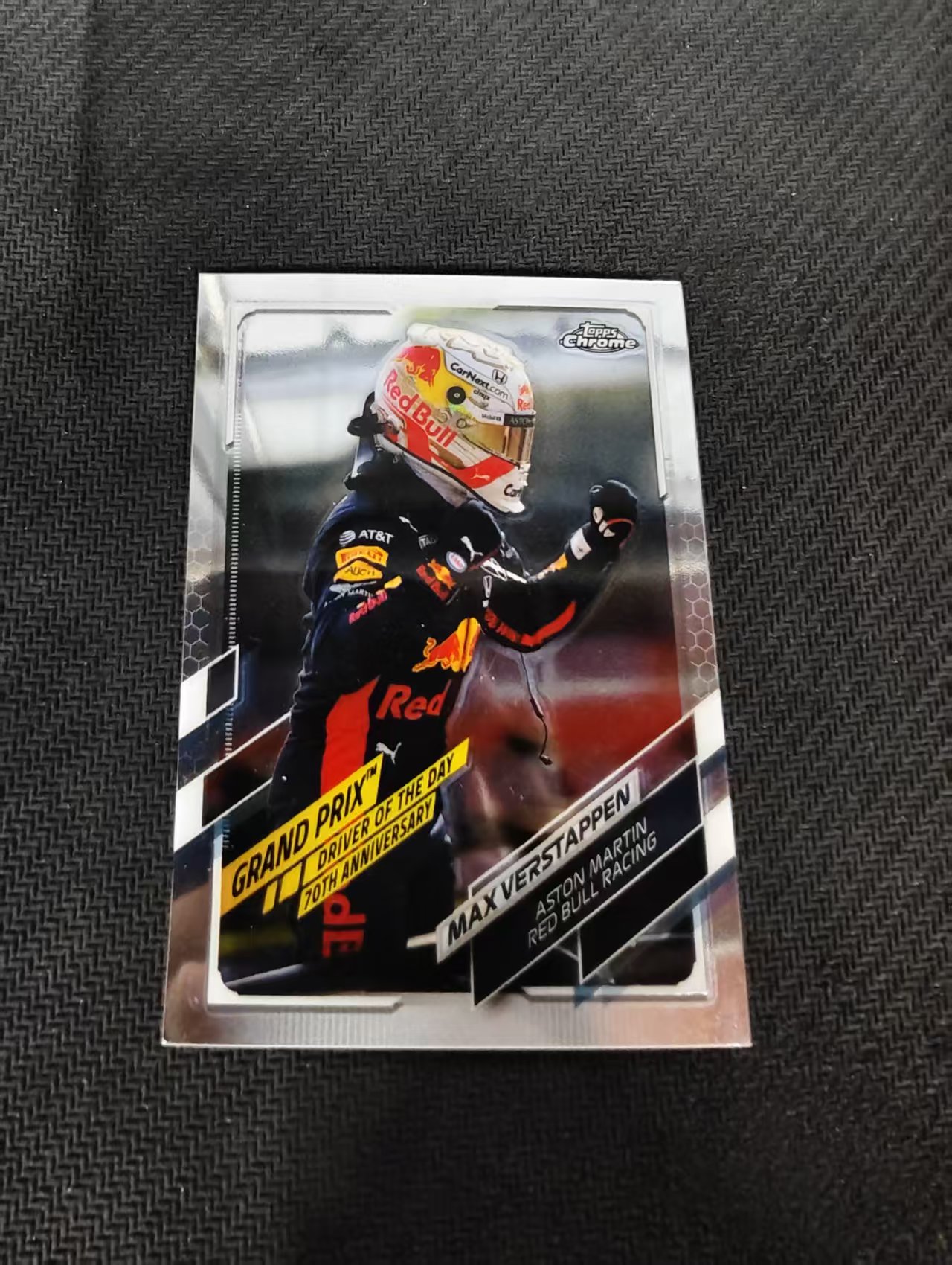 【可合并,不累计】2021 Topps Chrome Max Verstappen F1 维斯塔潘 红牛 划痕 边角瑕疵 #167