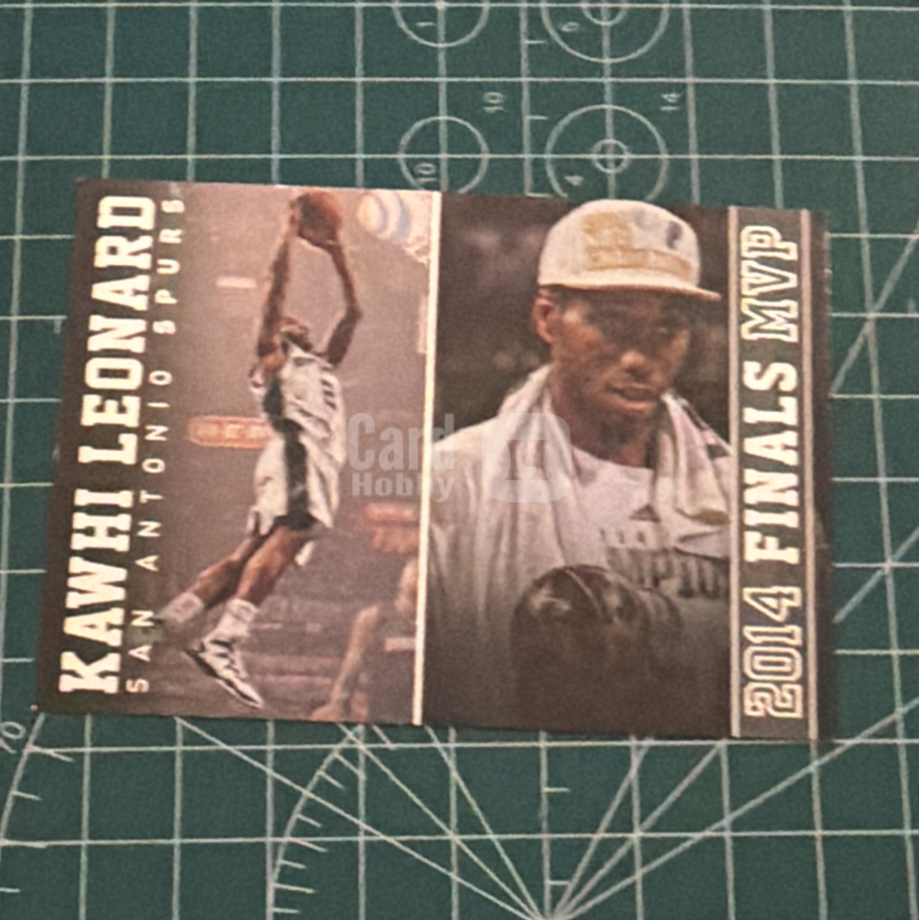 2014-15 Panini Americana Kawhi Leonard S.p.a. 科怀伦纳德 卡哇伊 马刺队2014总决赛最有价值球员 FMVP 特卡 闪卡 十年老卡 绝版卡稀有大比例