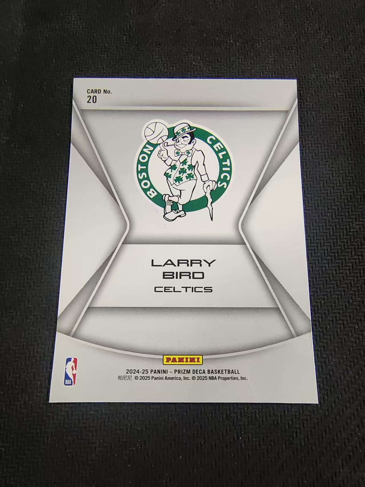 【可合并,不累计】2024-25 Panini Prizm Larry Bird DECA 凯人特人 拉里伯德 PZ 复刻 特卡 划痕 边角瑕疵 #20