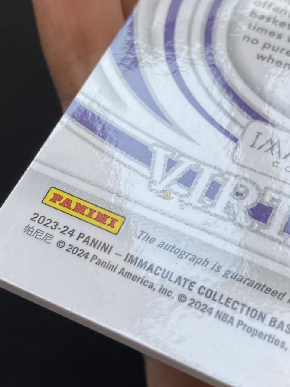 2023-24 panini immaculate rick fox 湖人 里克 福克斯 签字 卡签 virtuoso 99编【king#48】瑕疵如图