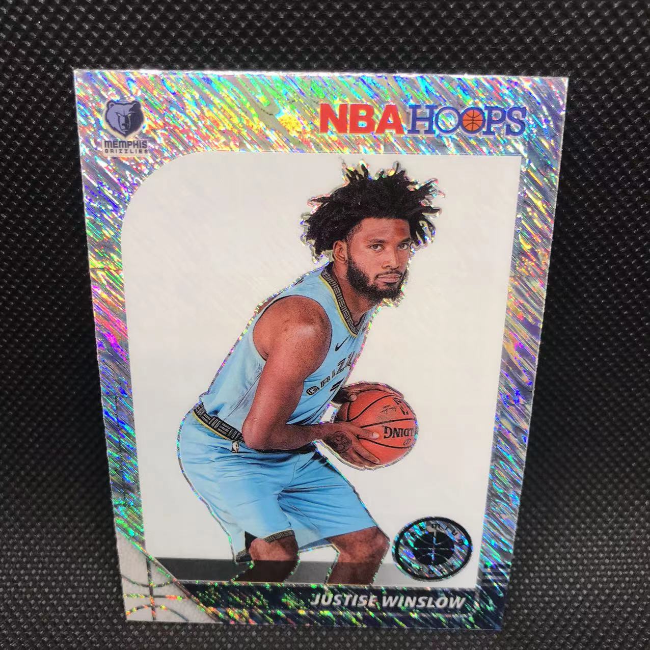 2019-20 Panini Hoops Justise Winslow 灰熊时期 贾斯蒂斯 温斯洛 银shimmer 雨点折射 防守强悍侵略 ...