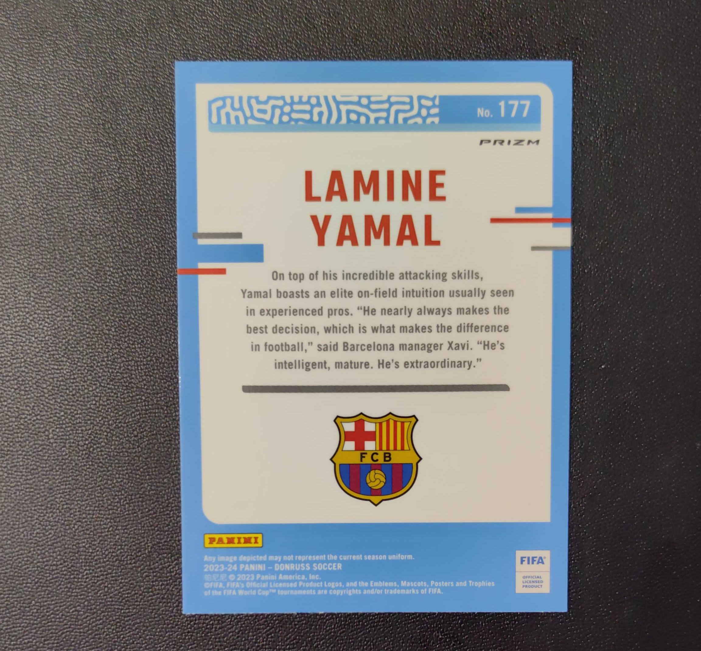 2023-24 Donruss Lamine Yamal RC 杜蕾斯Optic O版 FIFA 巴塞罗那 巴萨 新秀 亚马尔 正银折 Base 西班牙 c罗 梅西 皇马 未来起飞