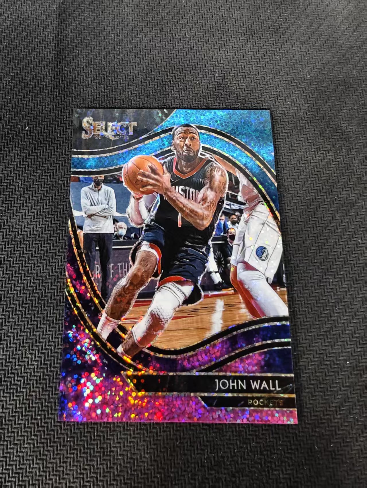【可合并,不累计】2020-21 Panini Select John Wall 约翰沃尔 火箭 三级 点点折 边角瑕疵