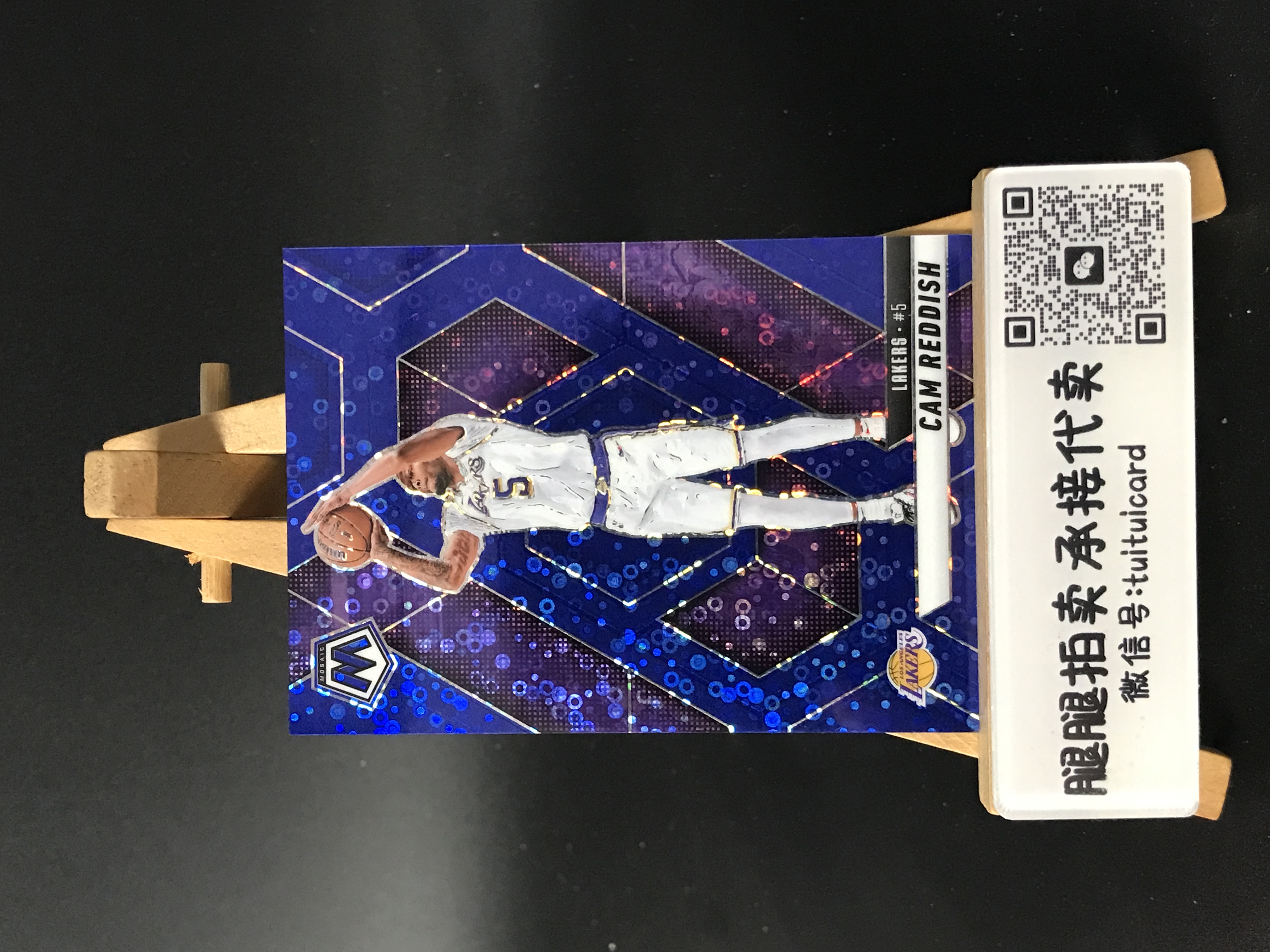 2024-25 Panini Mosaic Cam Reddish 【腿腿拍卖 极速回款】卡姆 雷迪什 31/85编 蓝泡泡折 折射 马赛克 湖人 鬼哥 卡品如图 民民仔