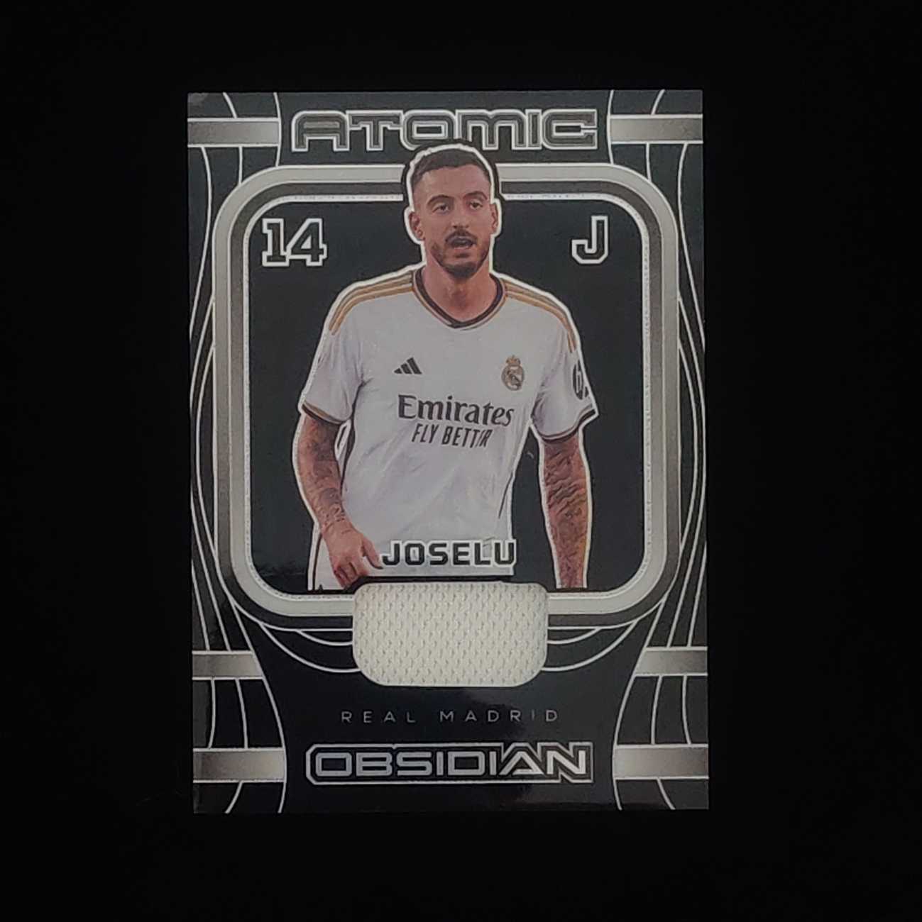 2023-24 Panini Obsidian JOSELU 黑曜石 皇马 皇家马德里 何塞卢 小窗物料切割 22/199编 卡品如图 收藏必备 【才来-V】