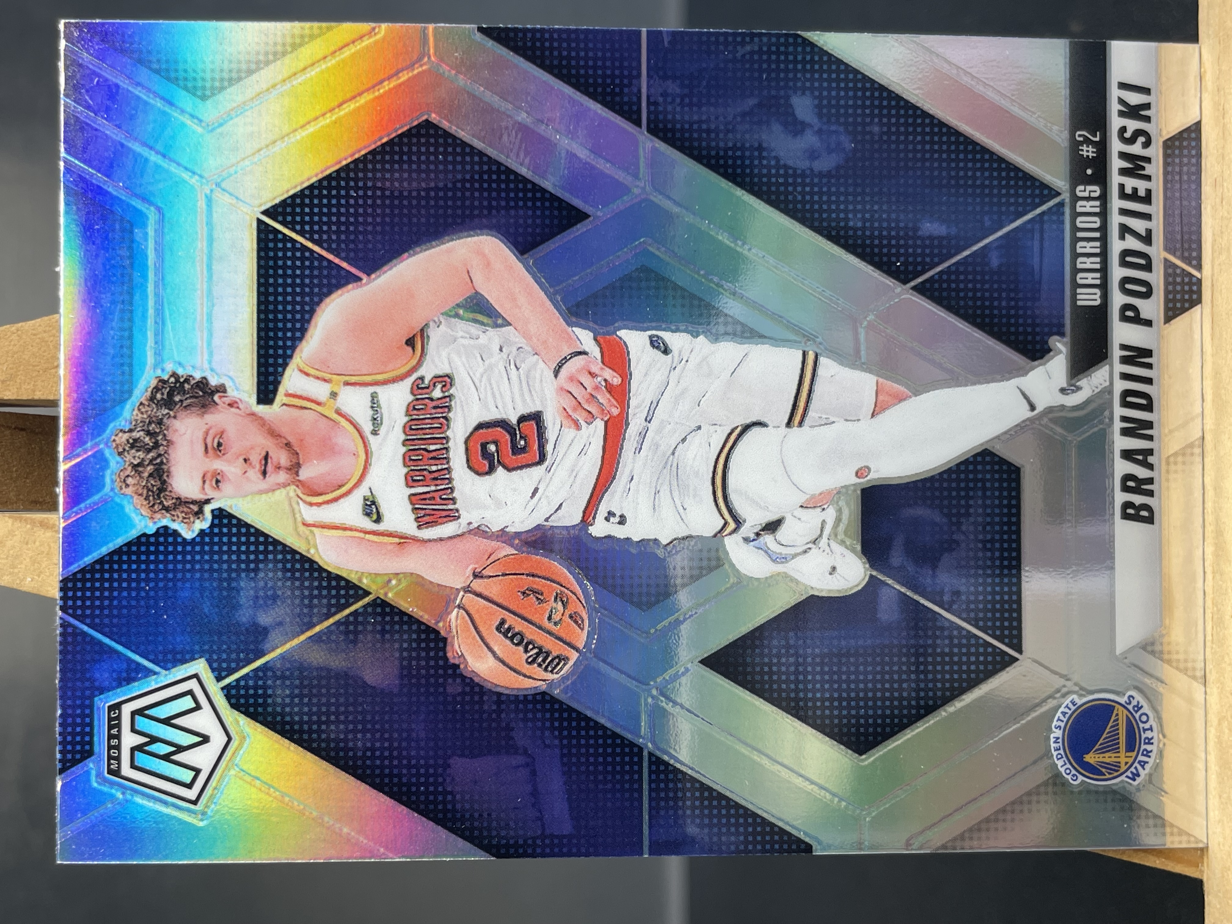 (B6) 2023-24 PANINI 马赛克系列 折射 布兰丁 波杰姆斯基 勇士 实卡好看 收藏凑套必备 卡品如图 !!!