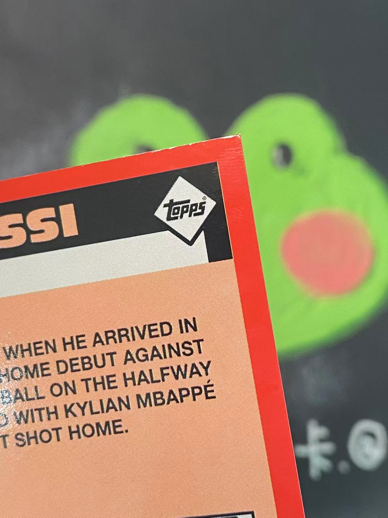 2023 Topps Topps Lionel Messi 巴黎圣日耳曼 梅西 巴萨 球王 微瑕如图【ZYP代拍】LS90