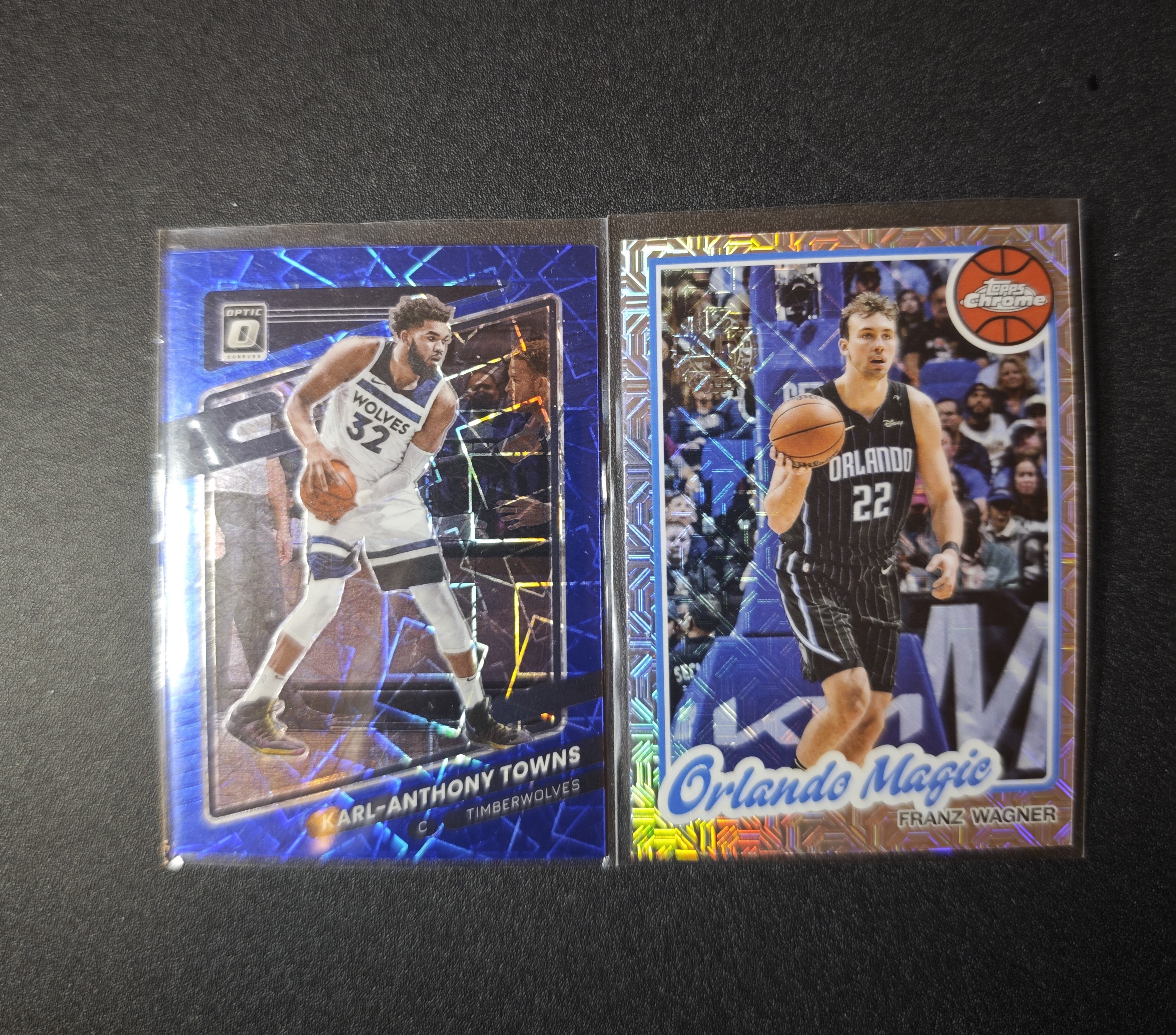 lot 2张 卡尔 安东尼 唐斯 弗朗次 瓦格纳 特卡 不保卡品 91代拍