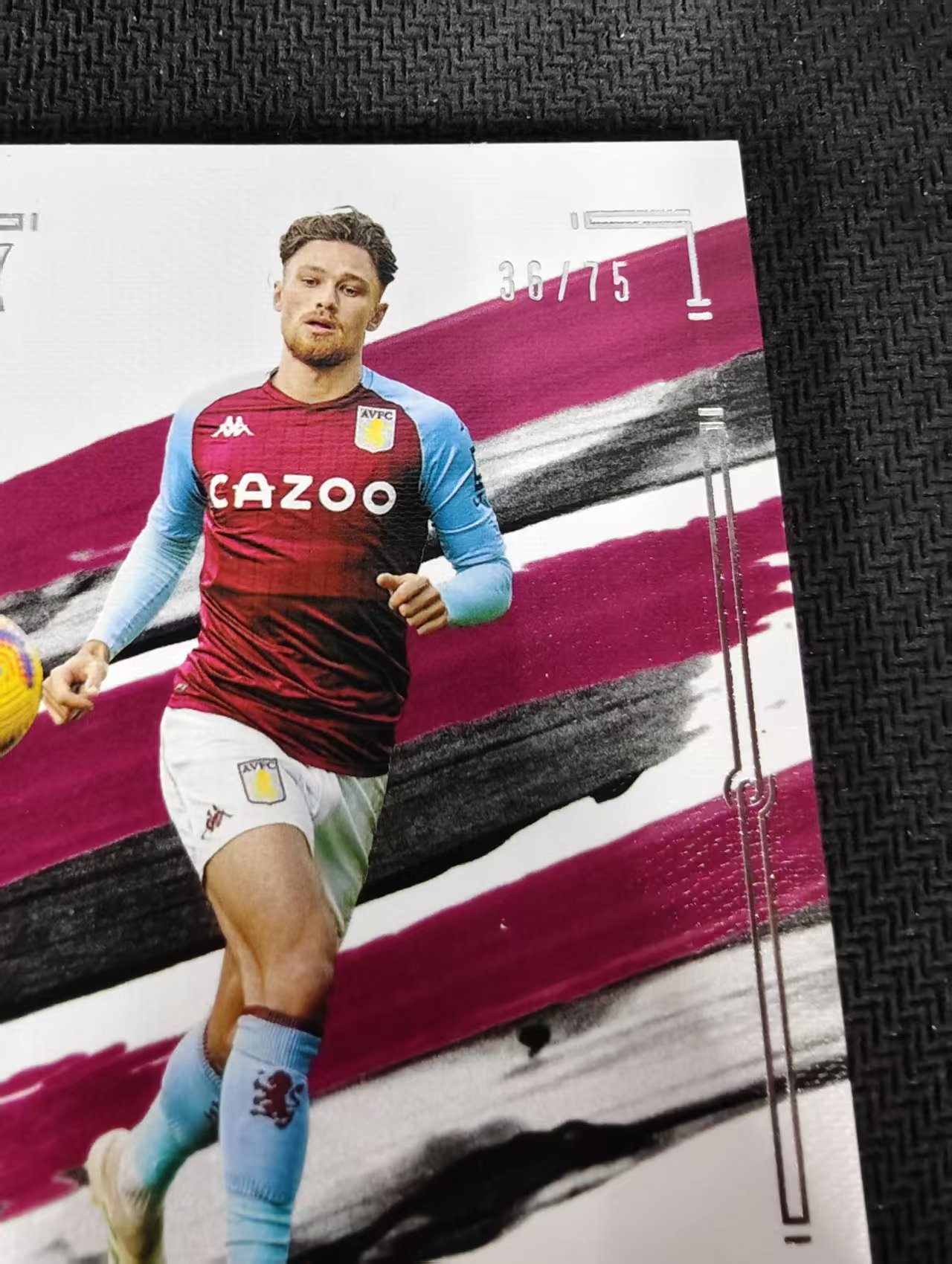 【可合并,不累计】 2020-21 Panini Impeccable Matty Cash RC 马蒂 卡什 新秀 阿斯顿维拉 75编 英超 小真金 边角瑕疵