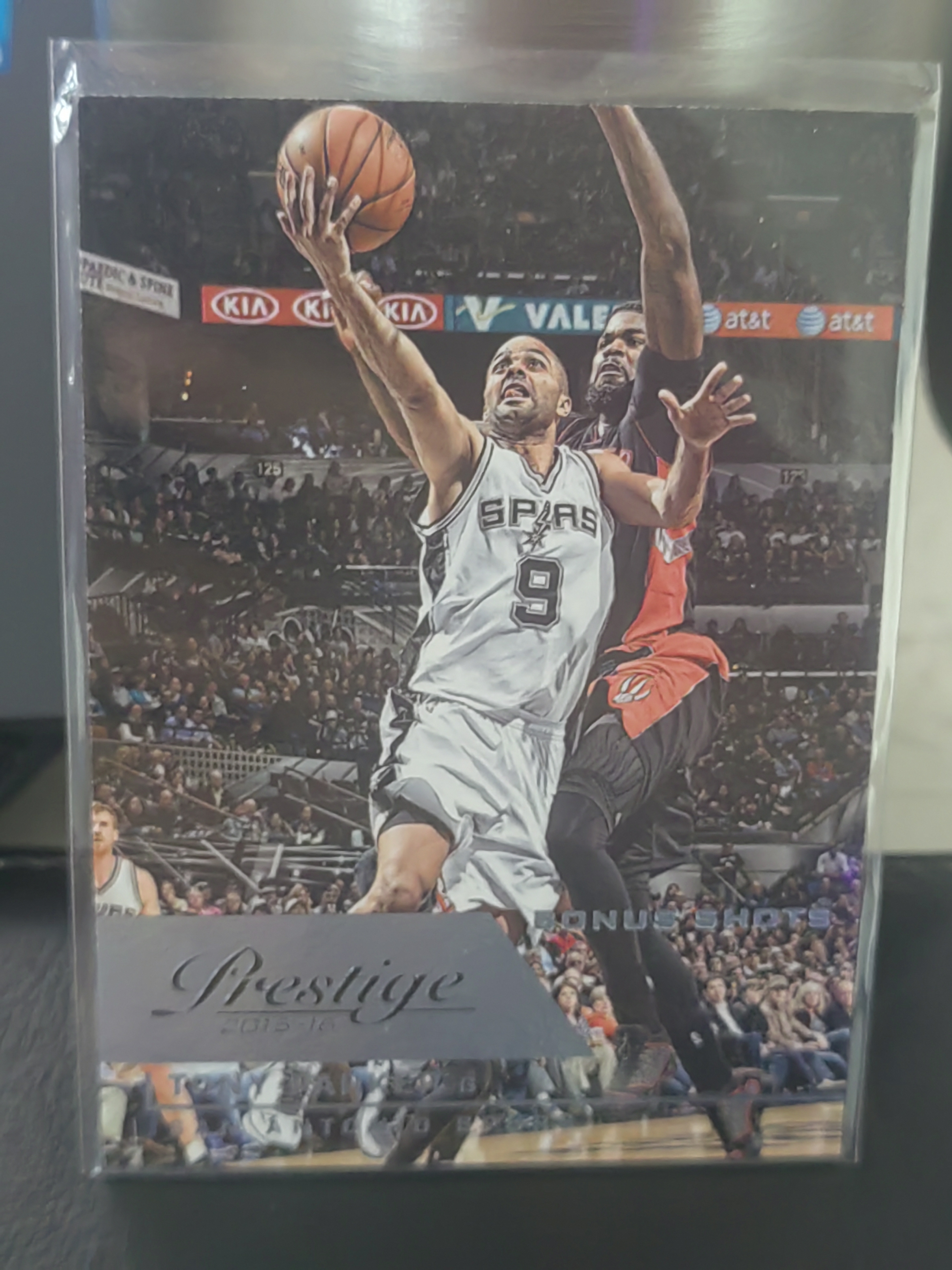 2015-16 Panini Prestige Tony Parker 托尼 帕克 马刺 法国跑车 篮 白边白角 不保卡品 卡品如图