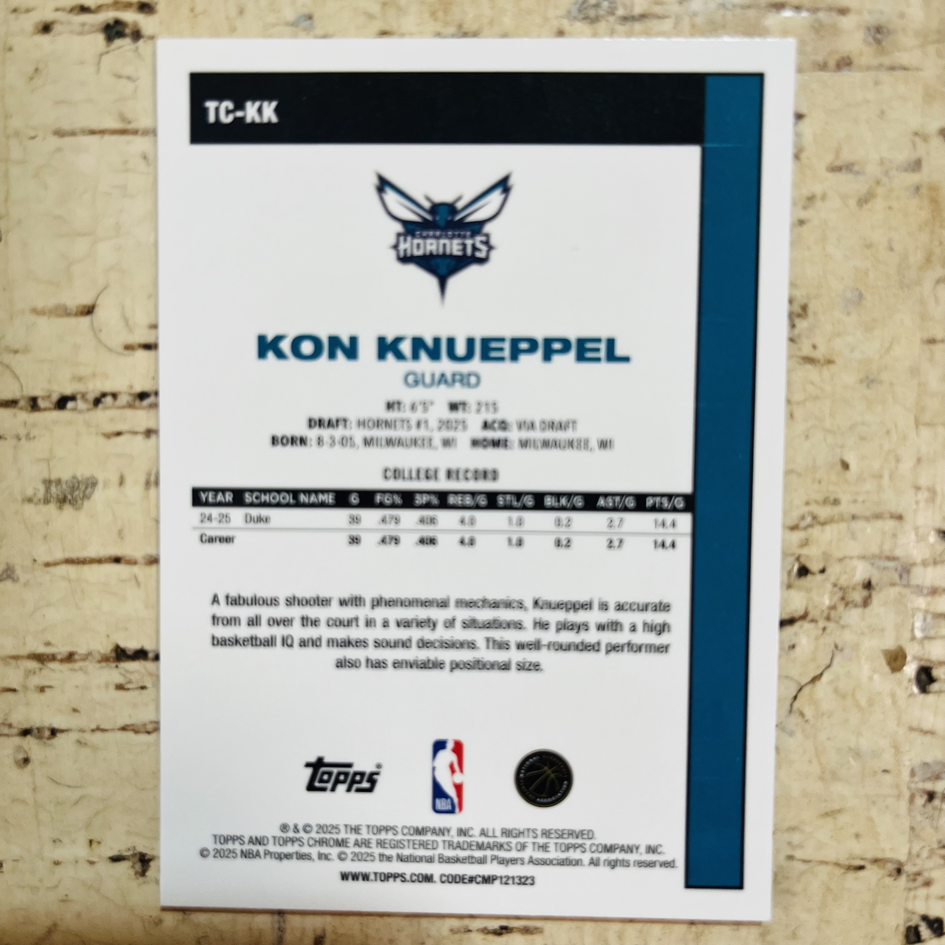 2025-26 Topps Flagship Kon Knueppel RC 新秀 黄蜂 克尼普尔 银迷宫折 mojo折 第8张 45周年 chrome 复古特卡 克内普尔【小卡迷拍卖 可累积半年】