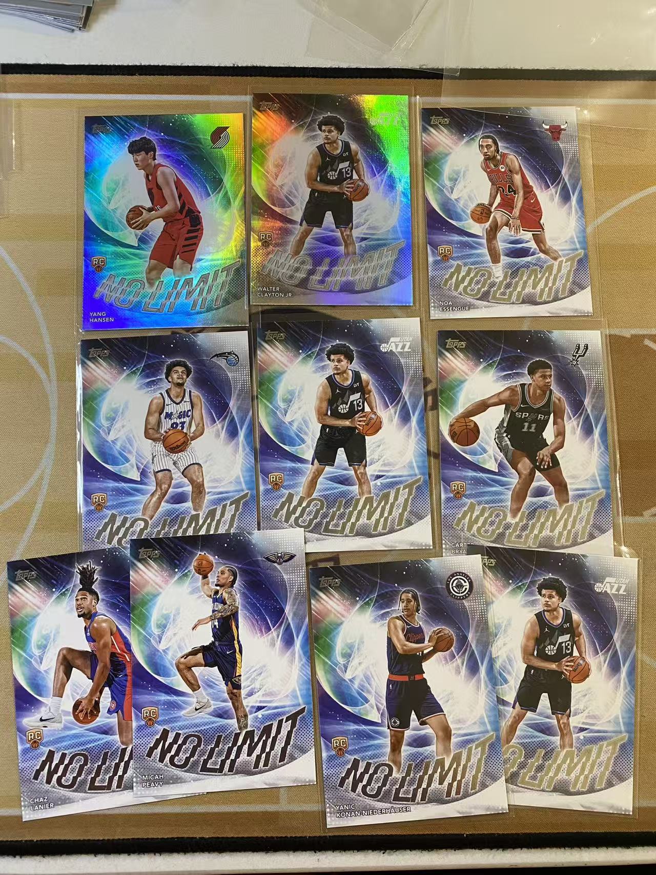 撸卡厮 Lukas 2025 topps no umit 特卡 杨翰森 小沃克 诺阿 新秀 特卡 打包(nq)