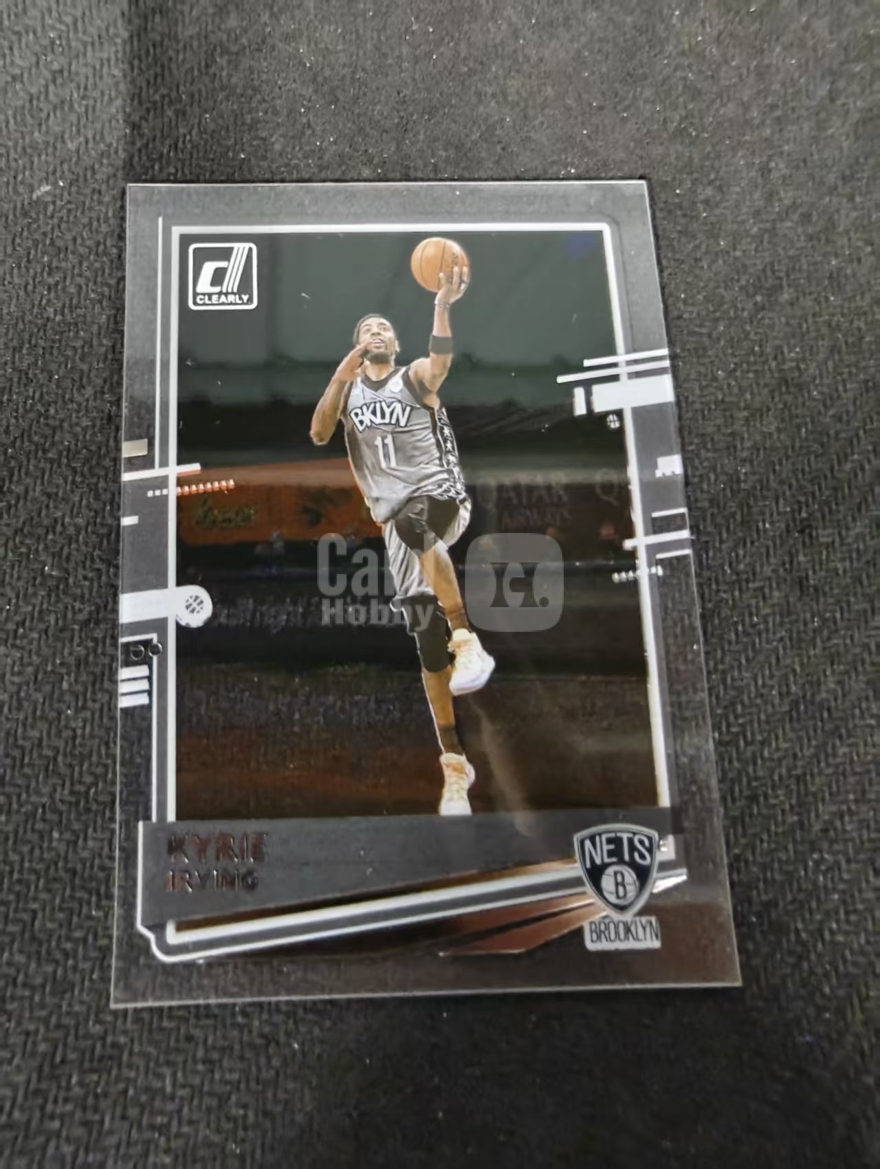 2020-21 Panini Clearly Donruss Kyrie Irving 篮网 凯里 欧文 杜蕾斯 胶片 划痕 边角瑕疵 #46
