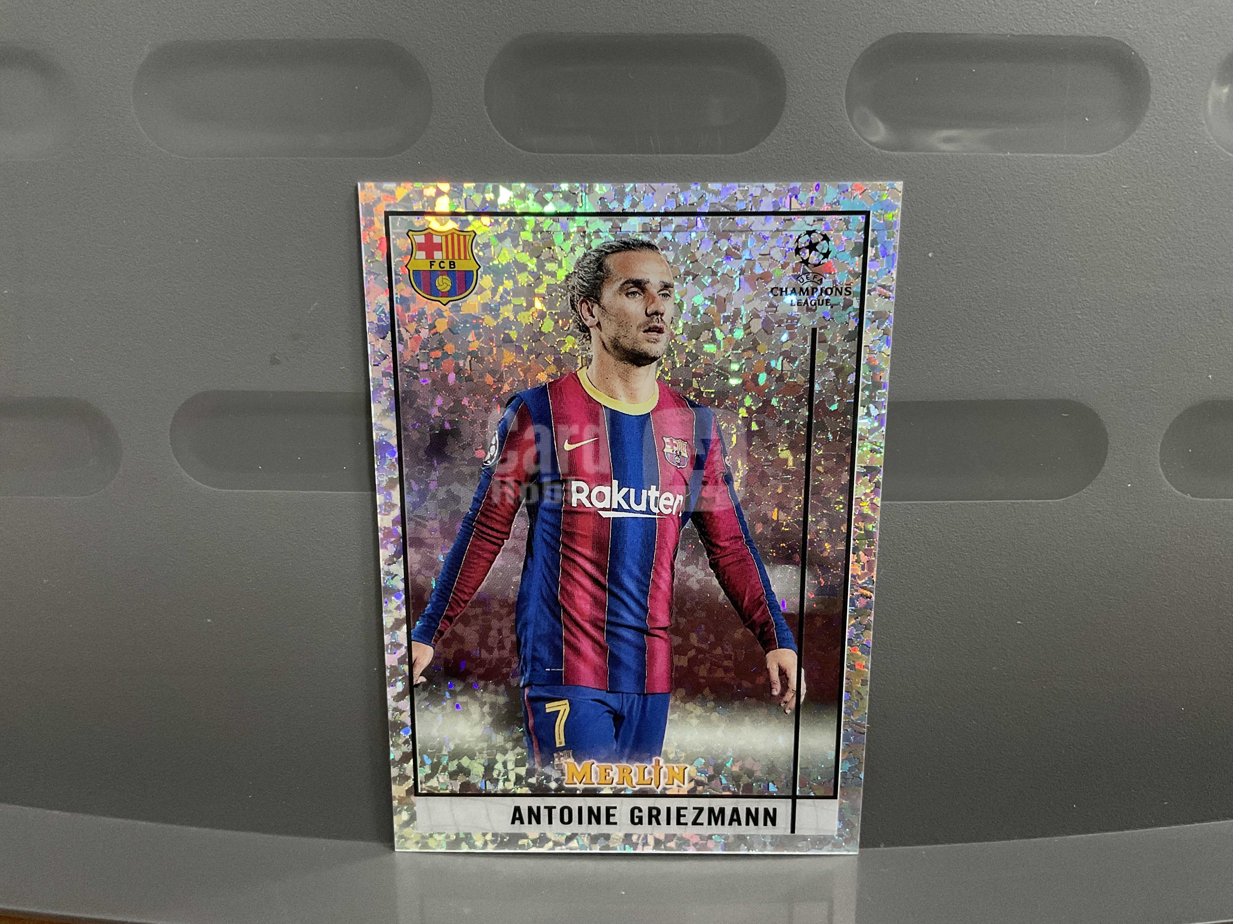 2021 Topps Merlin Antoine Griezmann 150编 法国 巴塞罗那 碎钻折 格列兹曼 chrome 格里兹曼 梅林 巴萨