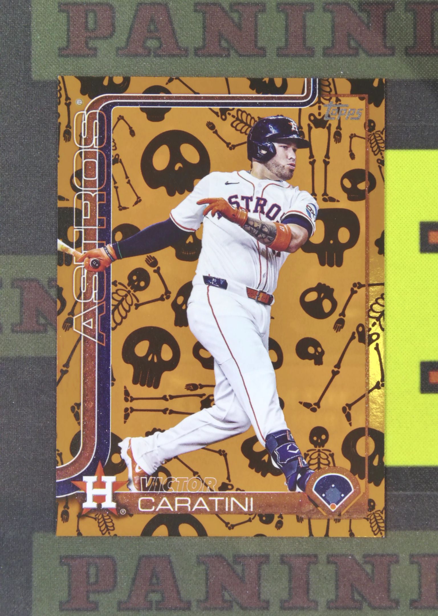 2025 Topps Update Victor Caratini Nirvana Project 维克多 卡拉蒂尼 休斯顿太空人 骷髅折 折射 万圣节 比例 SP 卡品如图 收藏必备 吴¥