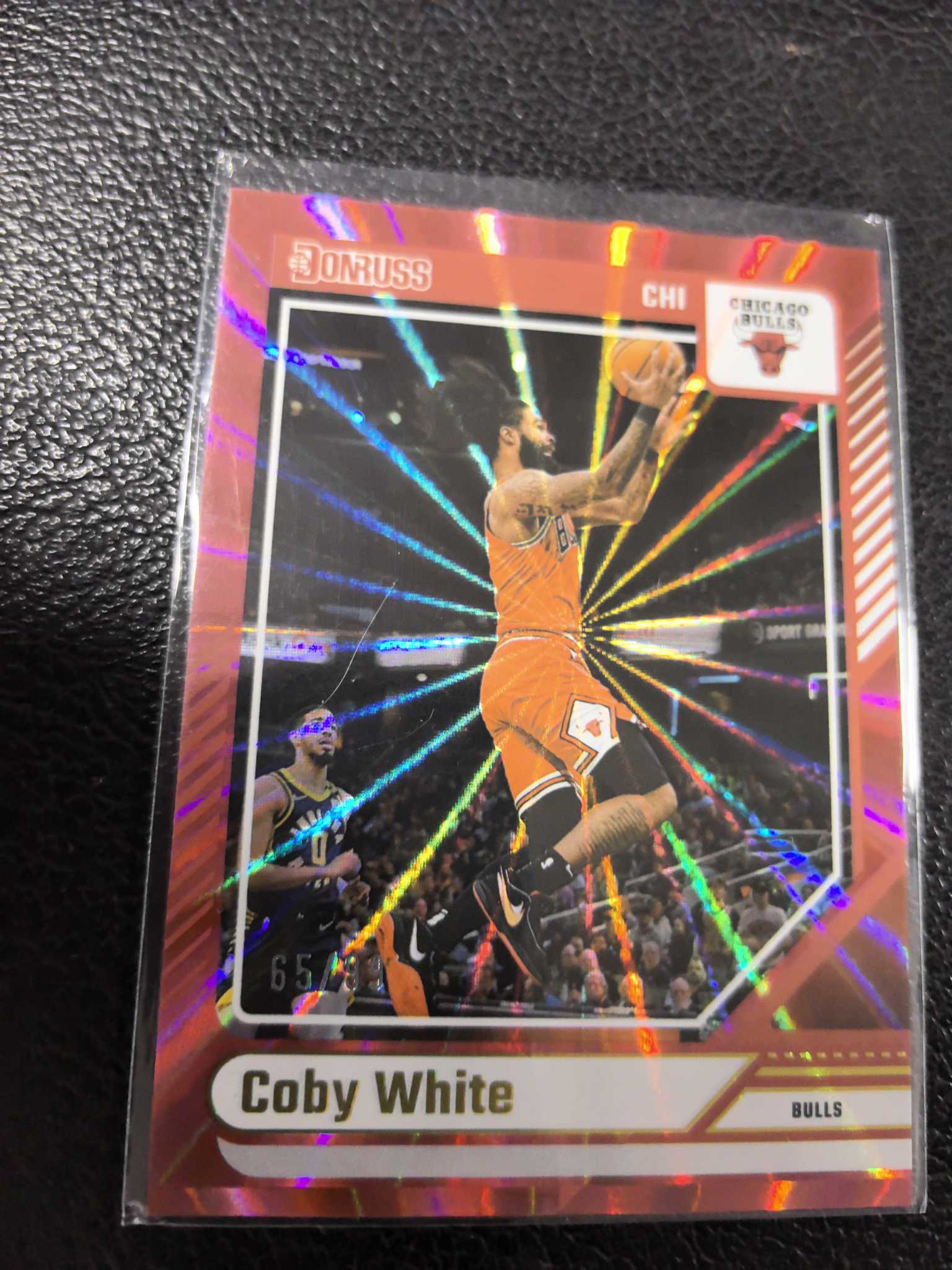 2024-25 科比怀特 公牛 红折 99编 佛光折 10-8