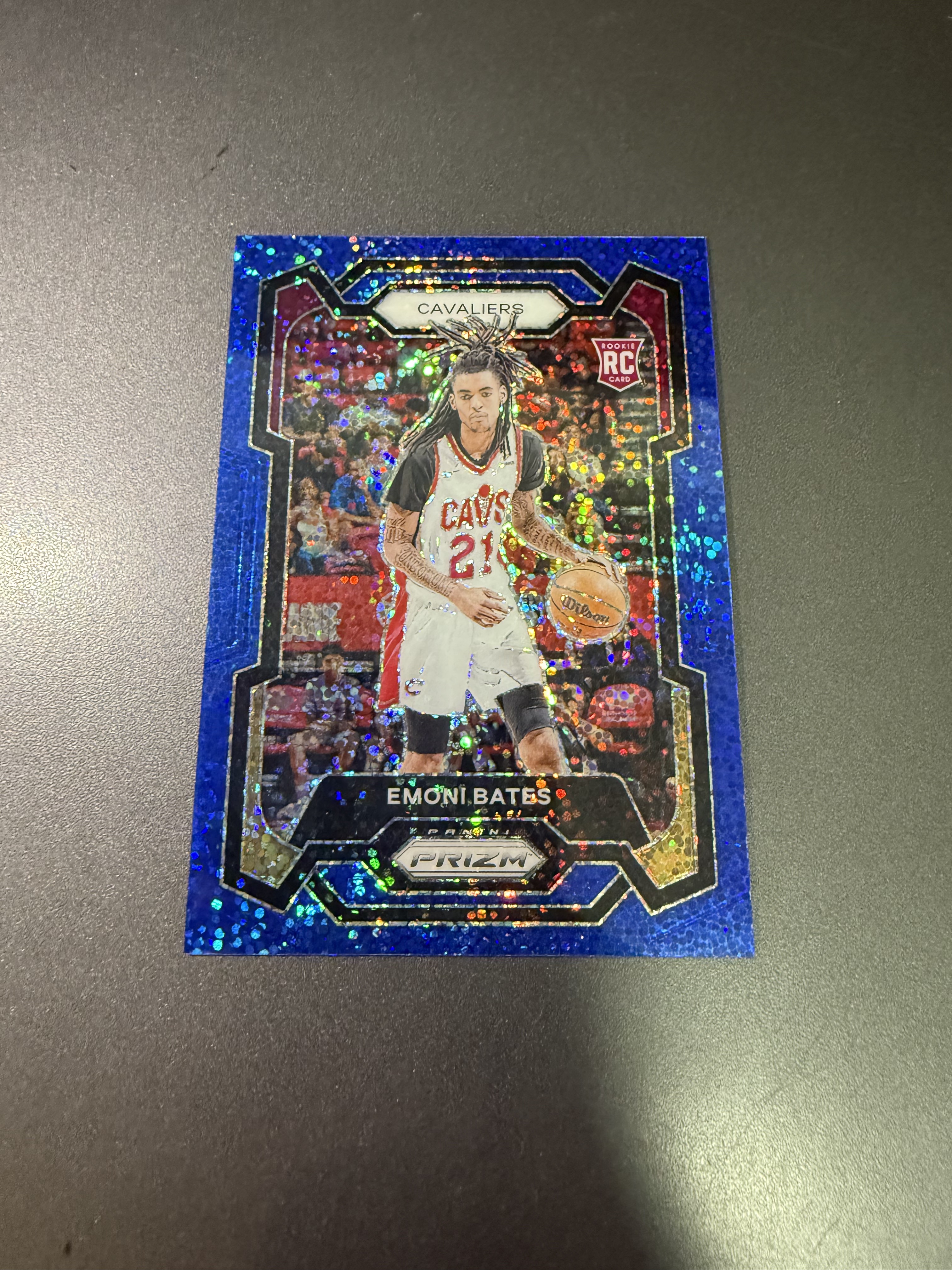 2023-24 Panini prizm Emoni Bates RC 贝茨 新秀 蓝闪折 144编 积分包独占 丁