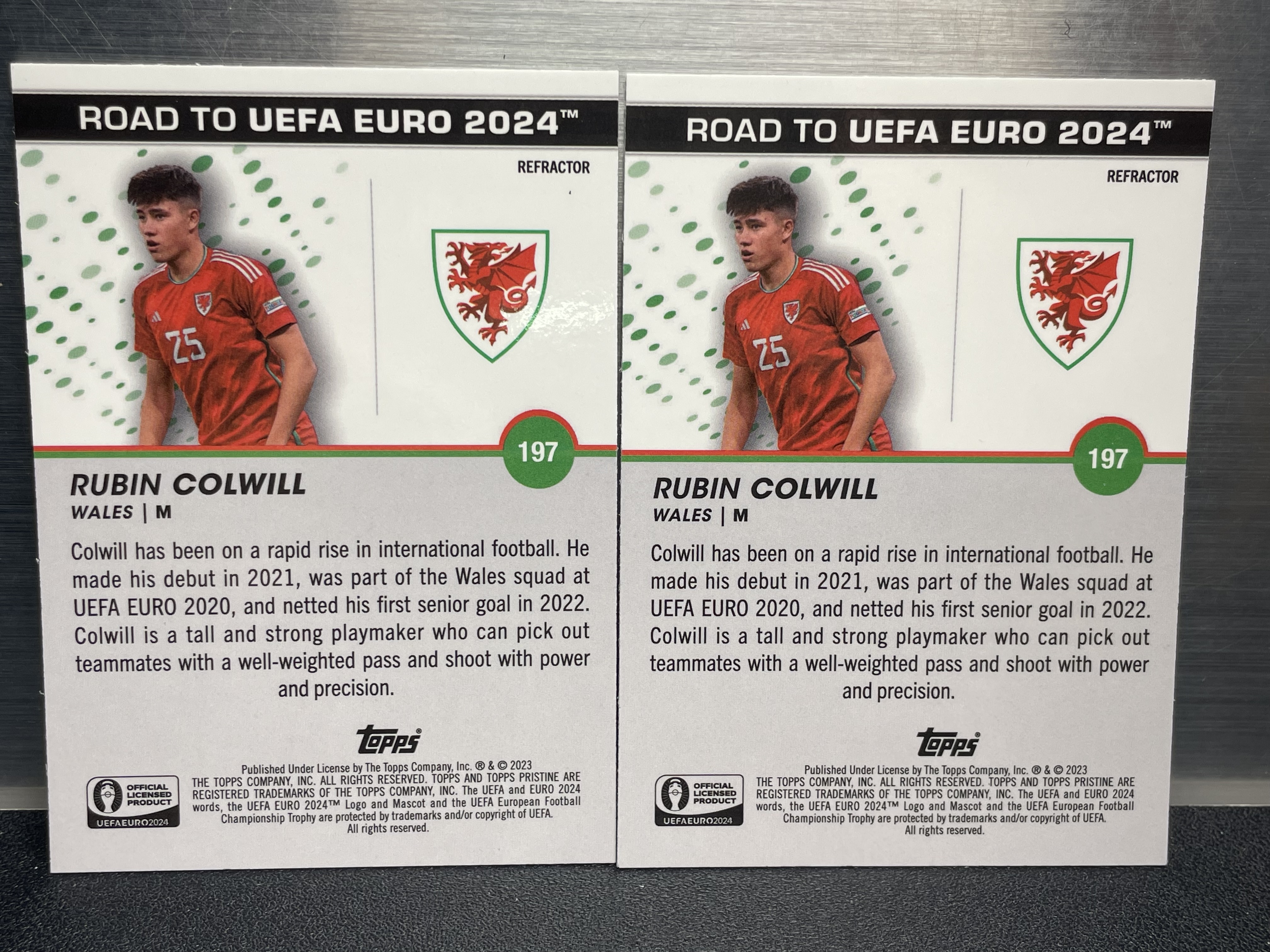 (K4) 2024 TOPPS 折射 鲁宾 科尔威尔 近期大热球星 收藏必备 卡品如图 ! ! !