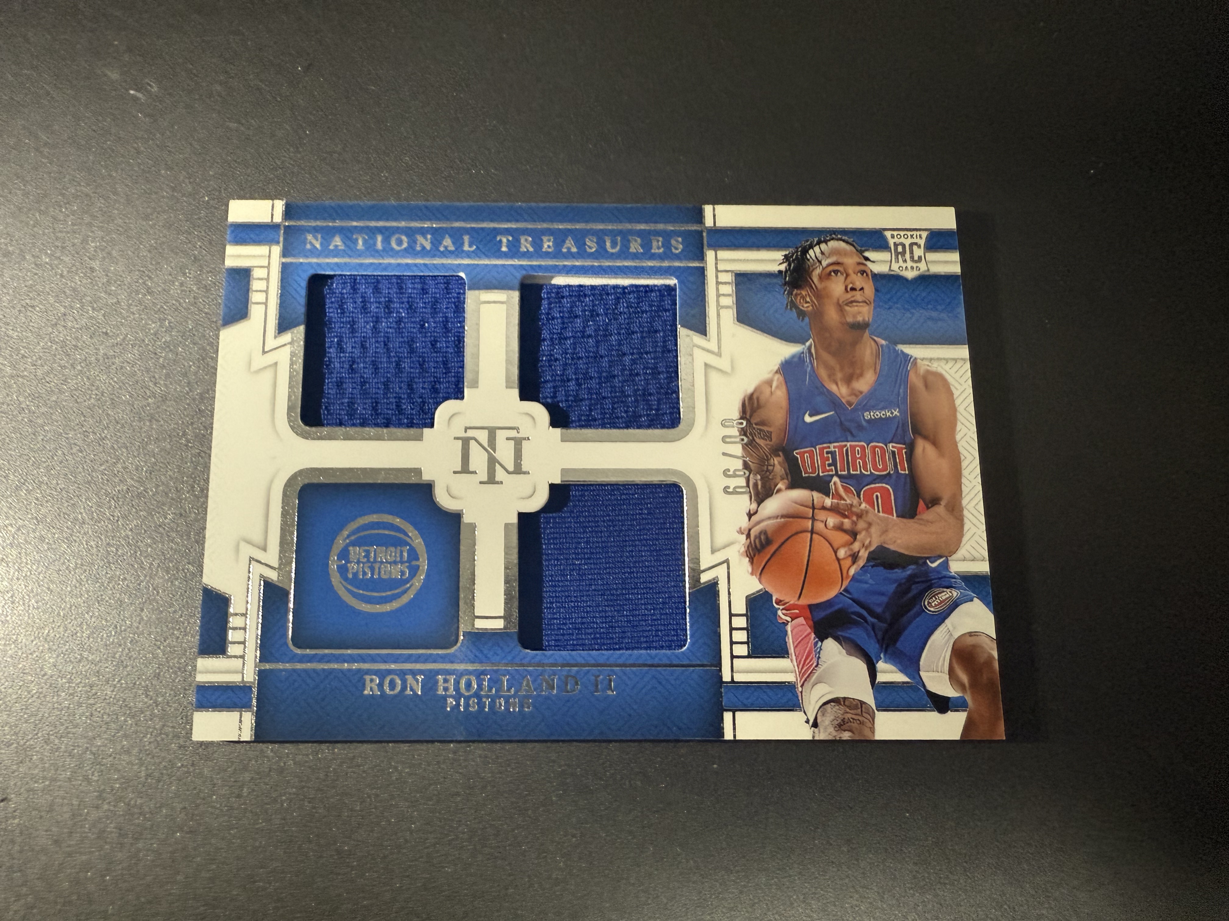 2024-25 Panini National Treasures Ron Holland RC 罗恩霍兰德 新秀 球衣 三窗 国宝 99编 井