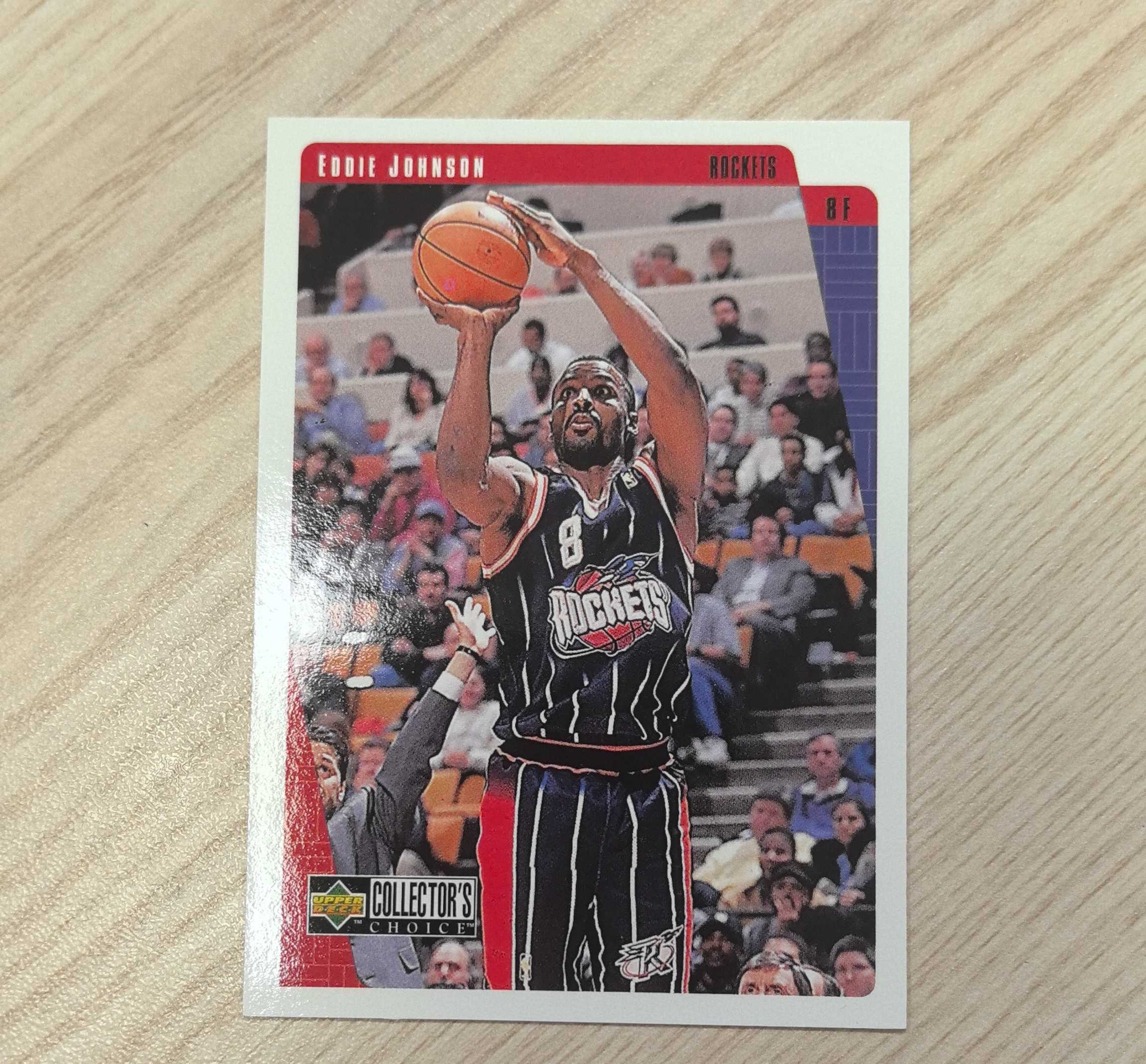1997-98 Upper Deck Collector's Choice Eddie Johnson 埃迪·约翰逊 UD最佳第六人 先后效力于国王、太阳、超音速、黄蜂、步行者和火箭硬通货极具收藏价值
