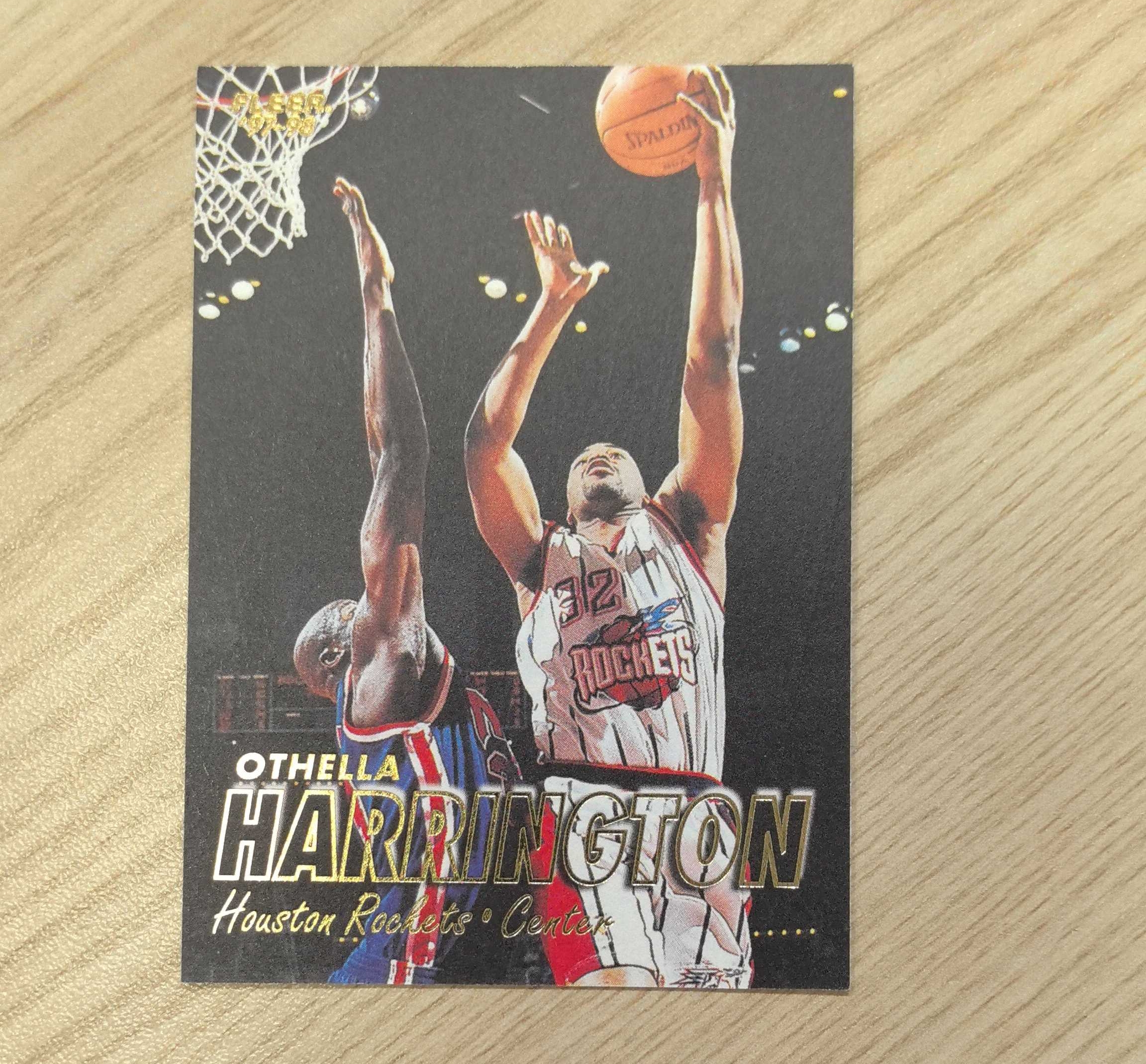 1997-98 Fleer Base Othella Harrington 奥塞拉·哈灵顿 曾效力于火箭、灰熊、尼克斯、公牛和山猫五,曾被誉为“德州三侠”(弗朗西斯、麦克戴斯)