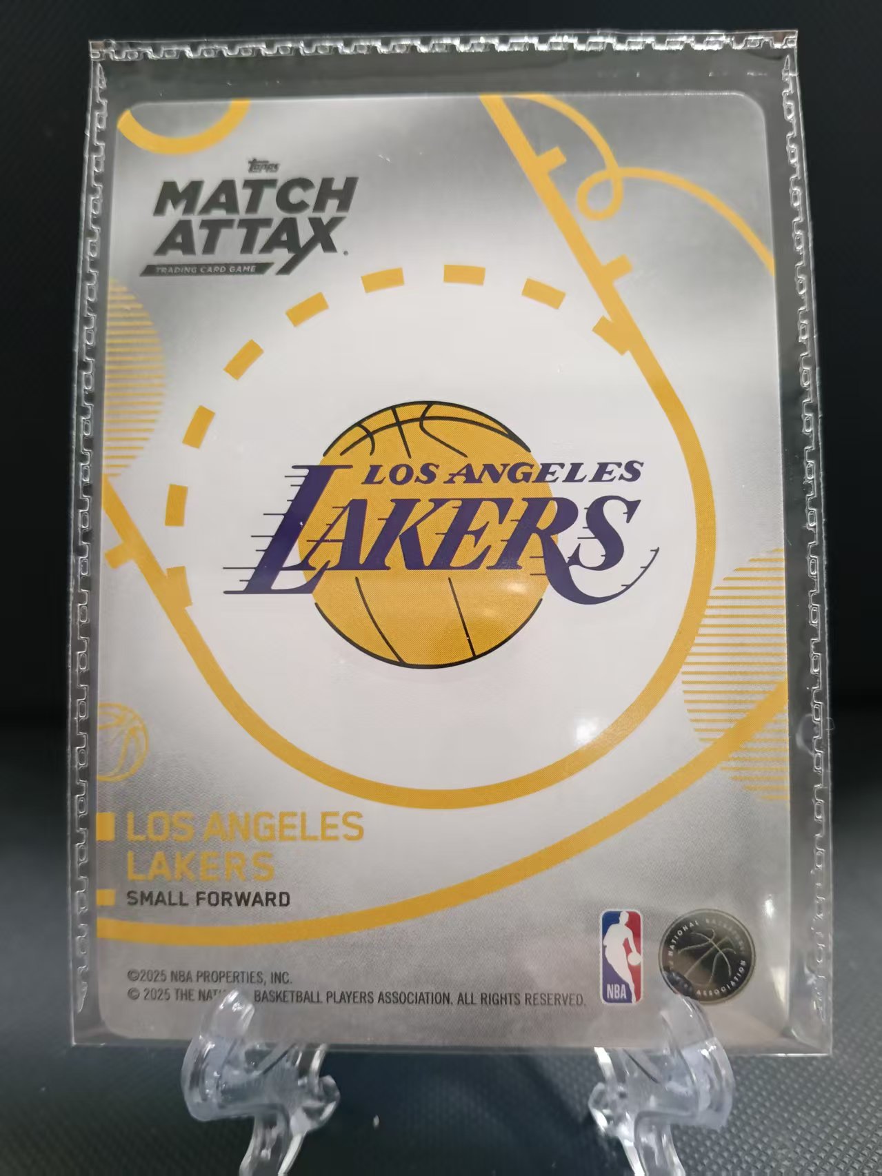 2025 Topps Match Attax LeBron James 湖人 勒布朗 詹姆斯 小皇帝 游戏版 折射 卡品如图
