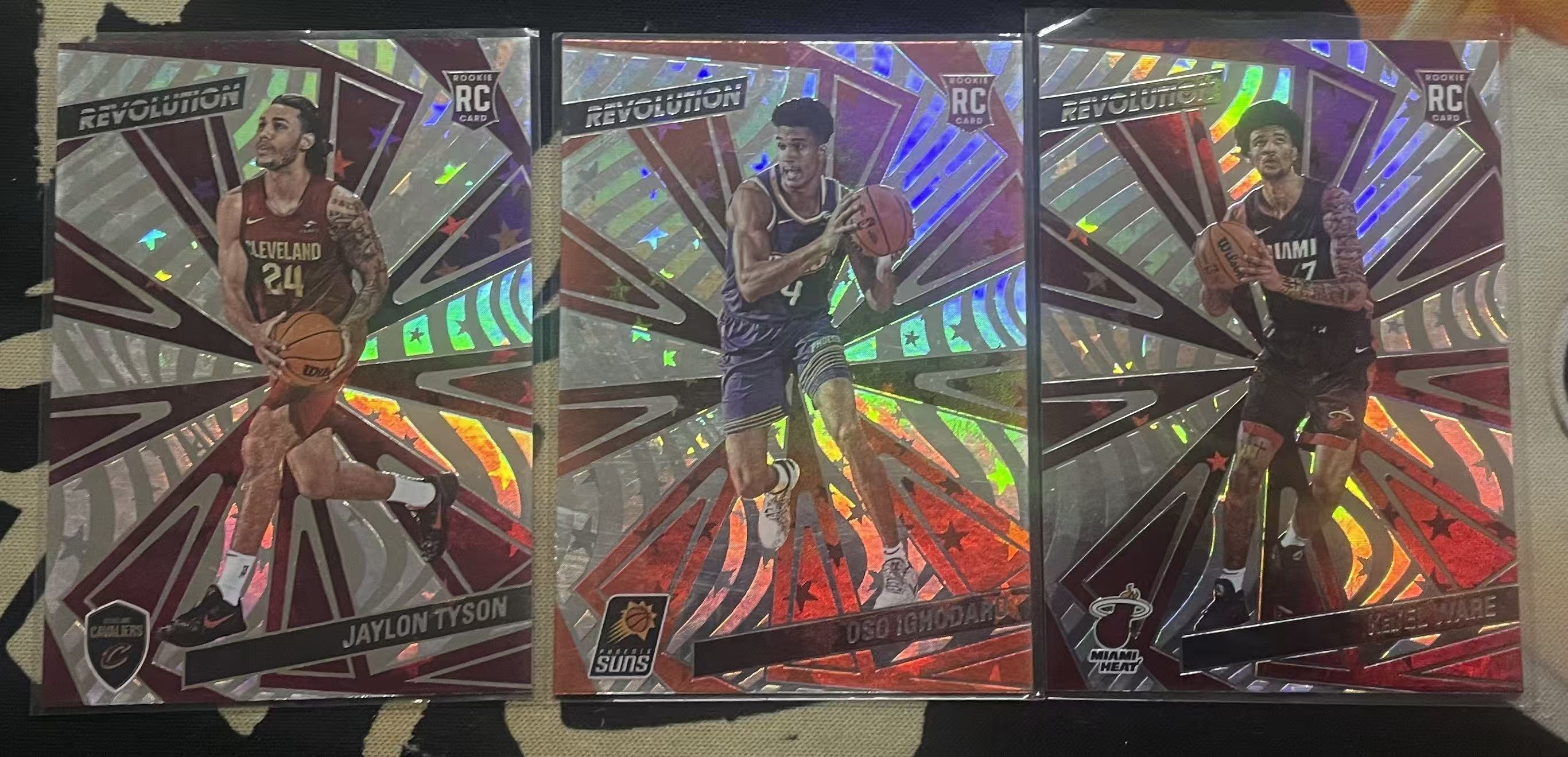2024-25 Panini Revolution Kel'el Ware 凯莱尔·韦尔 伊戈达罗 杰伦·泰森 rc 新秀 革命 折射 打包 值得收藏（猴子卡社）