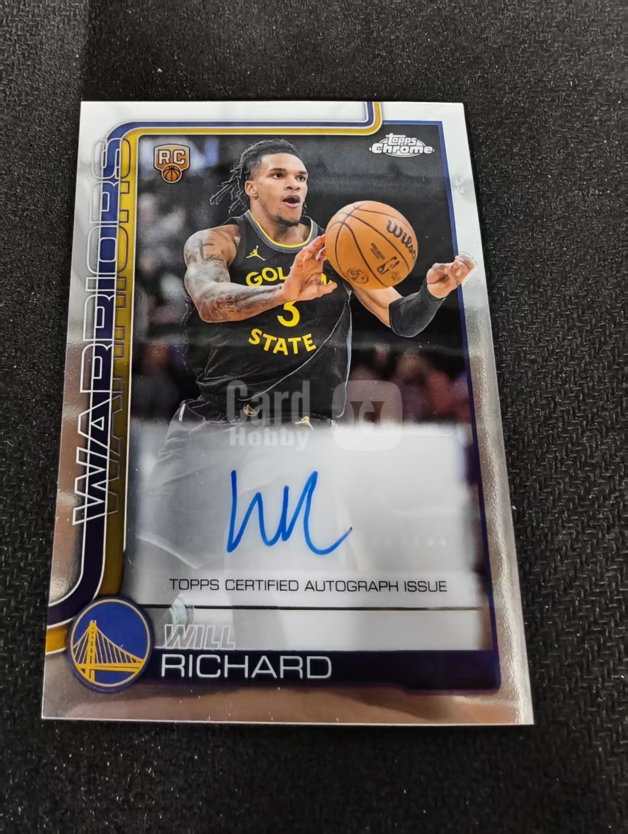 2026 Topps Chrome Update 勇士 Will Richard 威尔 理查德 新秀RC 签字 瑕疵如图