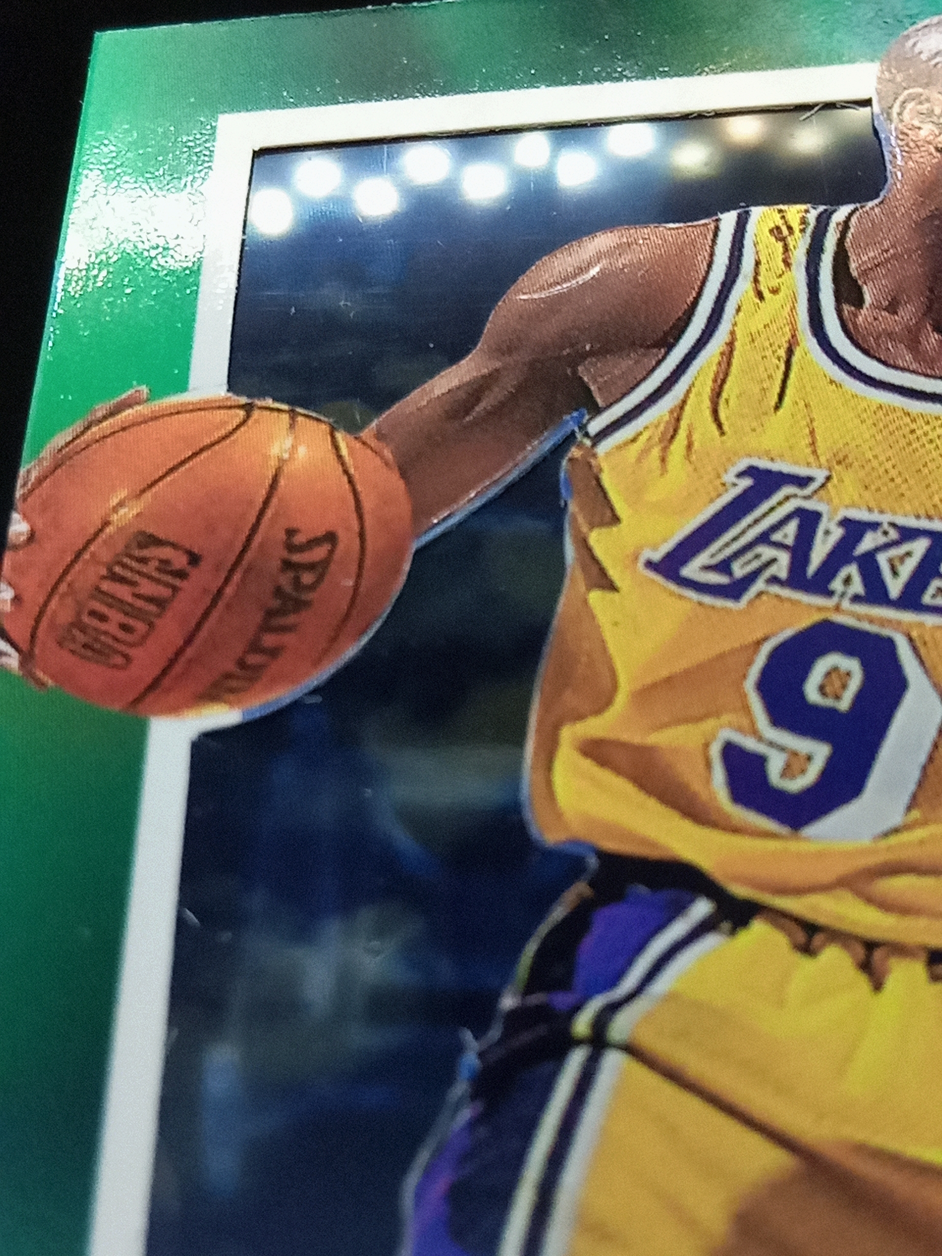 【DC拍卖】9.29小科比(微瑕)`1996-97 Skybox E-X2000 #33 Nick Van Exel 尼克范埃克塞尔 洛杉矶湖人 绿渐变胶片折射老球星卡`