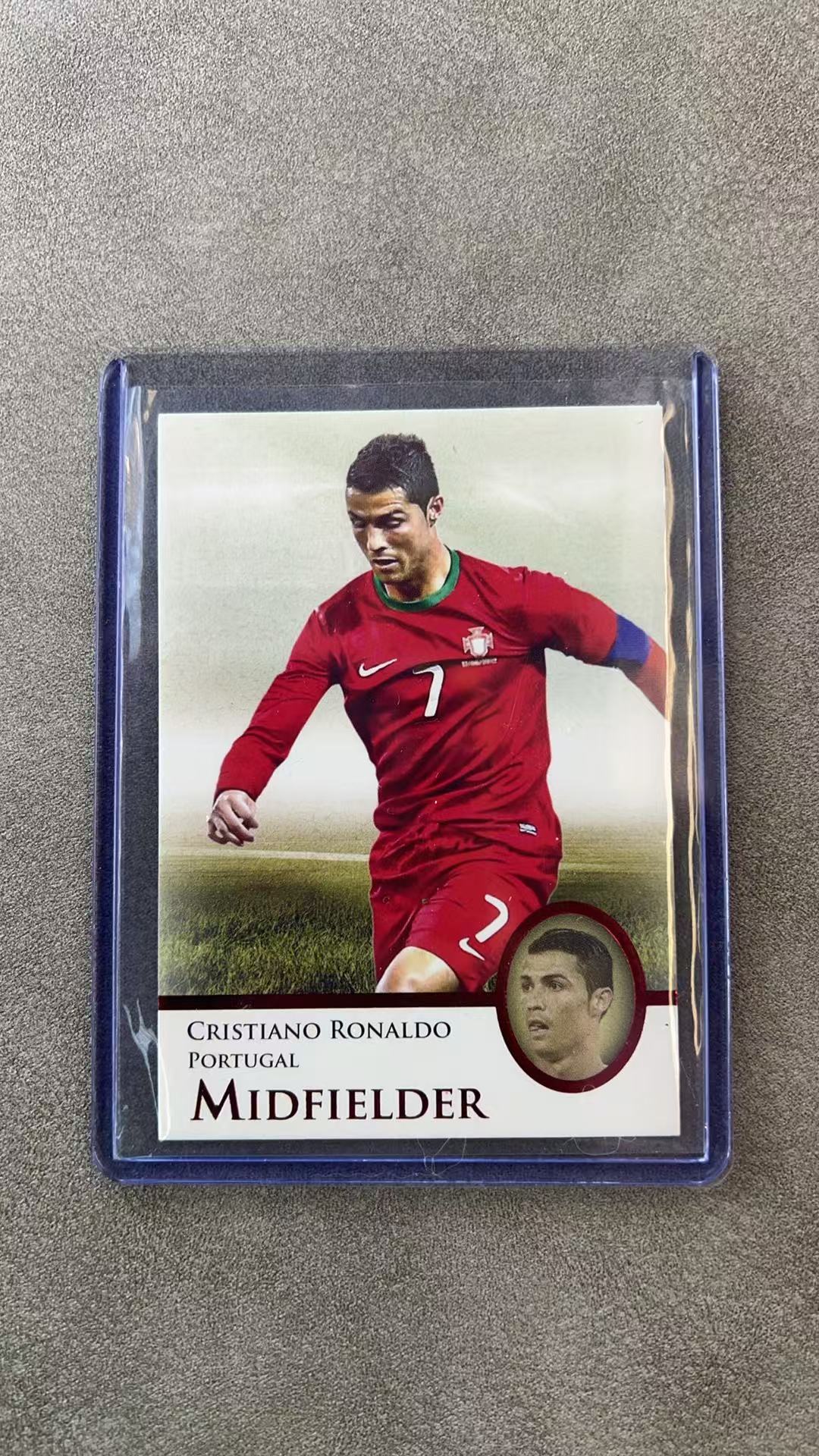 6516【330球星卡实体店代卖】2013 Futera 福特拉 C罗 克里斯蒂亚诺 罗纳尔多 Cristiano Ronaldo 葡萄牙 总裁 红平行 仅顺丰寄付(UK23)