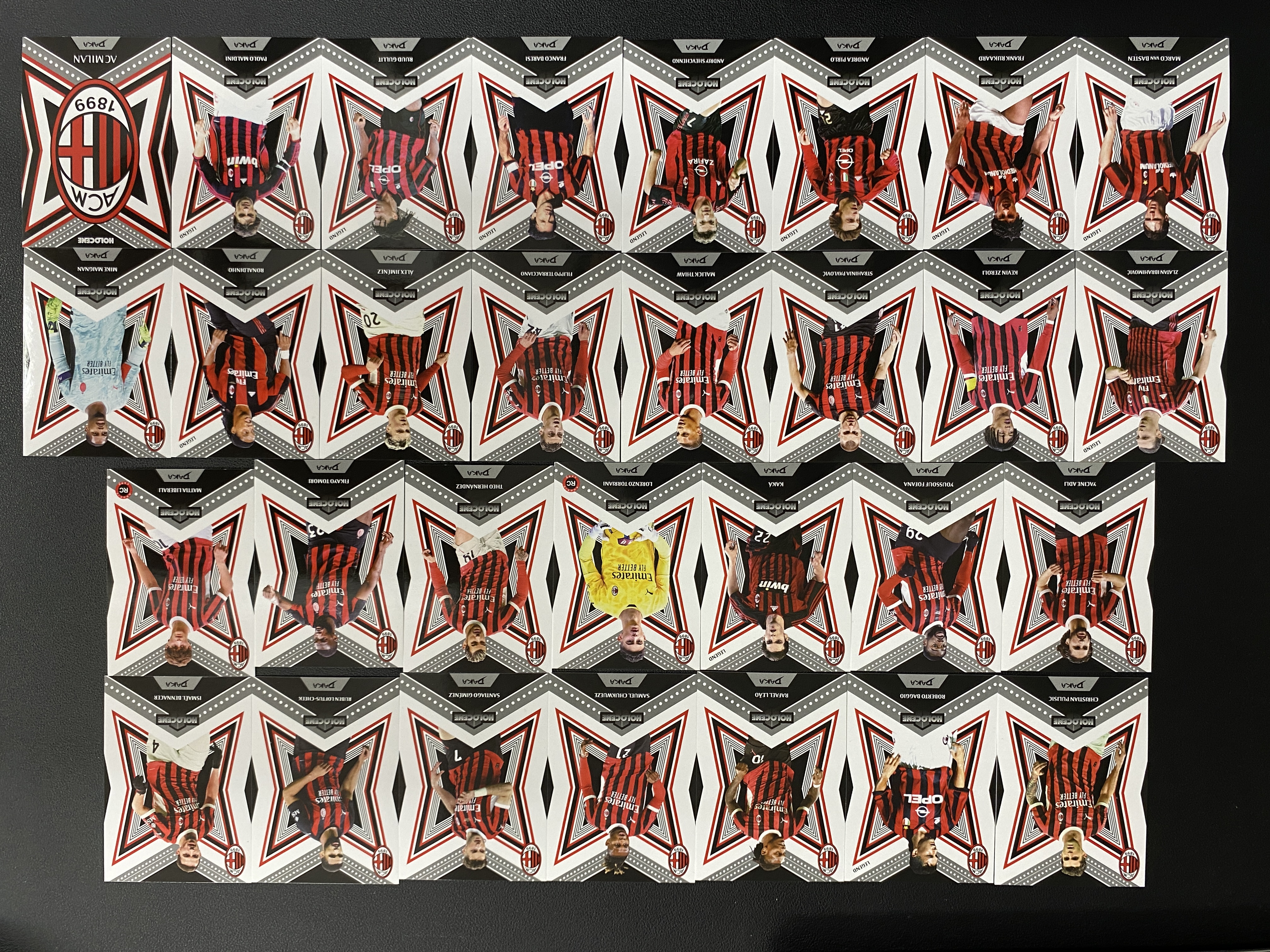 2024-25 DAKA AC米兰队盒 BASE 全套30张打包 伊布 卡卡 马尔蒂尼 荷兰三剑客 罗纳尔迪尼奥等 不包卡品 顺丰到付介意勿拍 #11