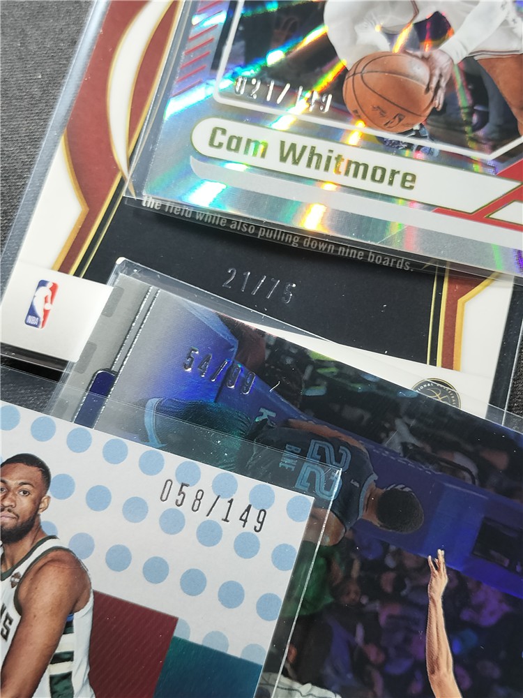 【LA拍卖】Panini Select 小粉红 杜蕾斯 上镜 杜蕾斯OP 特雷 杨 卡姆 惠特摩尔 德里克 莱弗利二世 詹姆斯 哈登 卡梅伦 约翰逊 艾顿等 蓝波纹折 白波纹折等 base 特卡 149/75/99/75/35编 小E