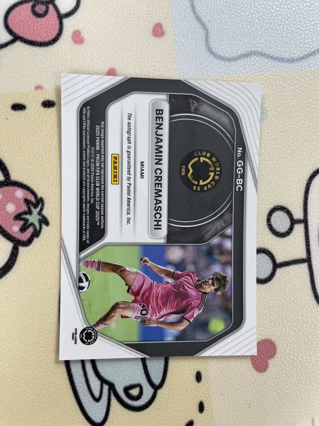 2025 Panini Prizm benjamin cremaschi 科雷马斯基 克雷马斯基 美国 迈阿密国际 base签 签字 Global 特卡 不保卡品【猴哥】