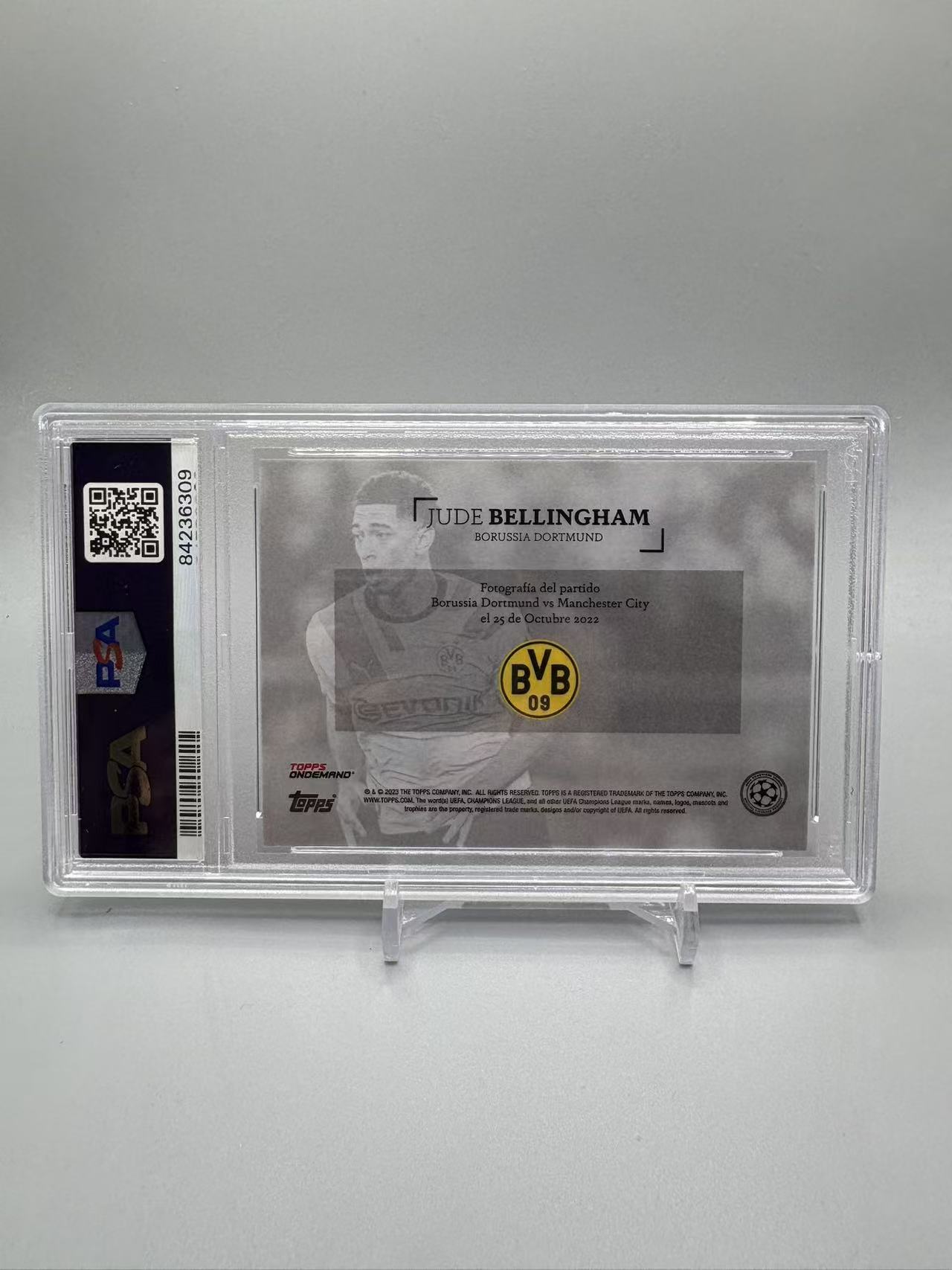 2023 Topps SIMPLICIDAD Jude Bellingham 【灰灰代拍】 极简 祖德 贝林厄姆 /5编 红折 签字 多特蒙德 皇马 菜