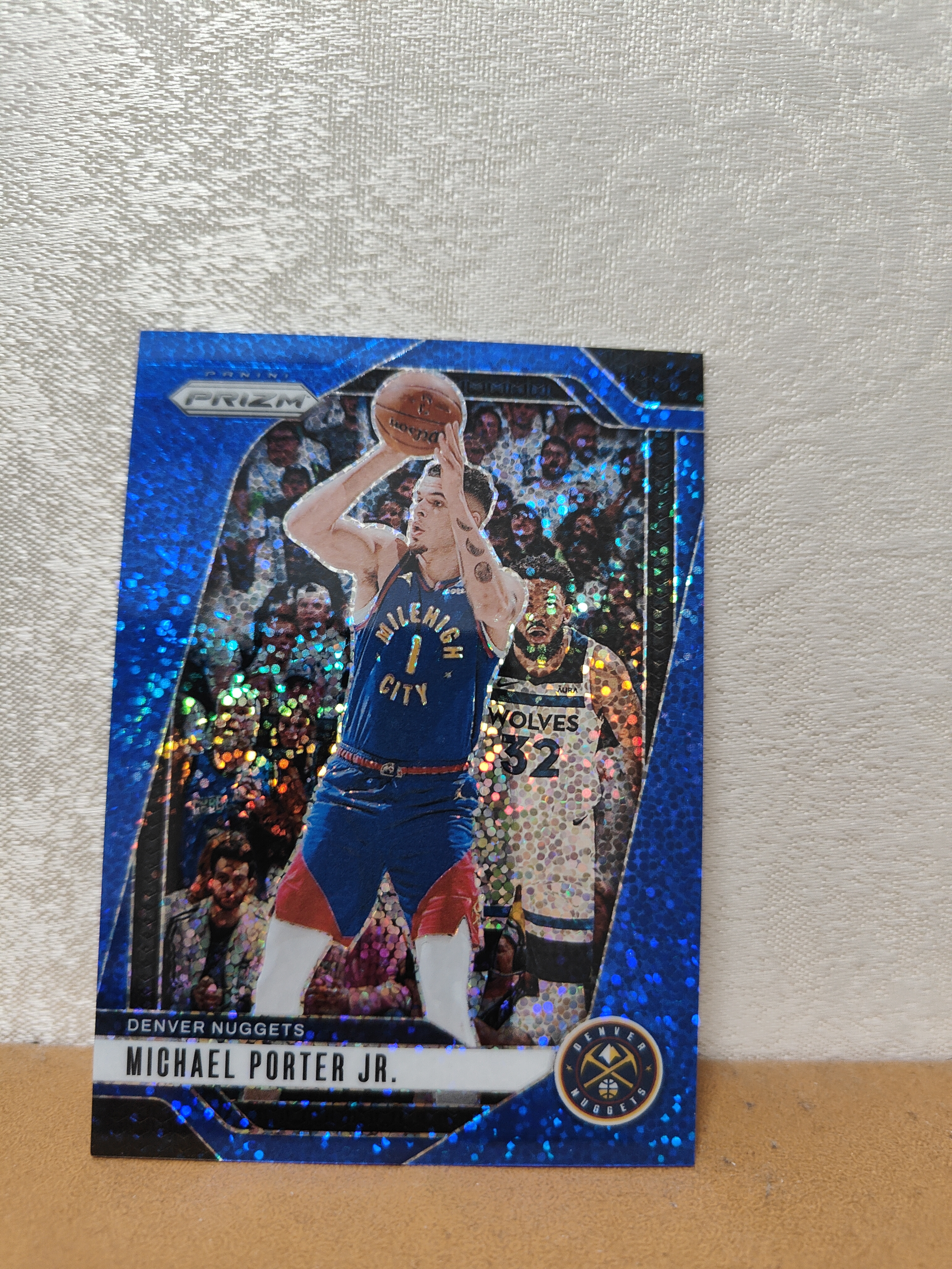 2024-25 Panini Prizm Kevin Porter Jr. 掘金 小凯文 波特 蓝闪折144编 卡品如图 收藏必备!