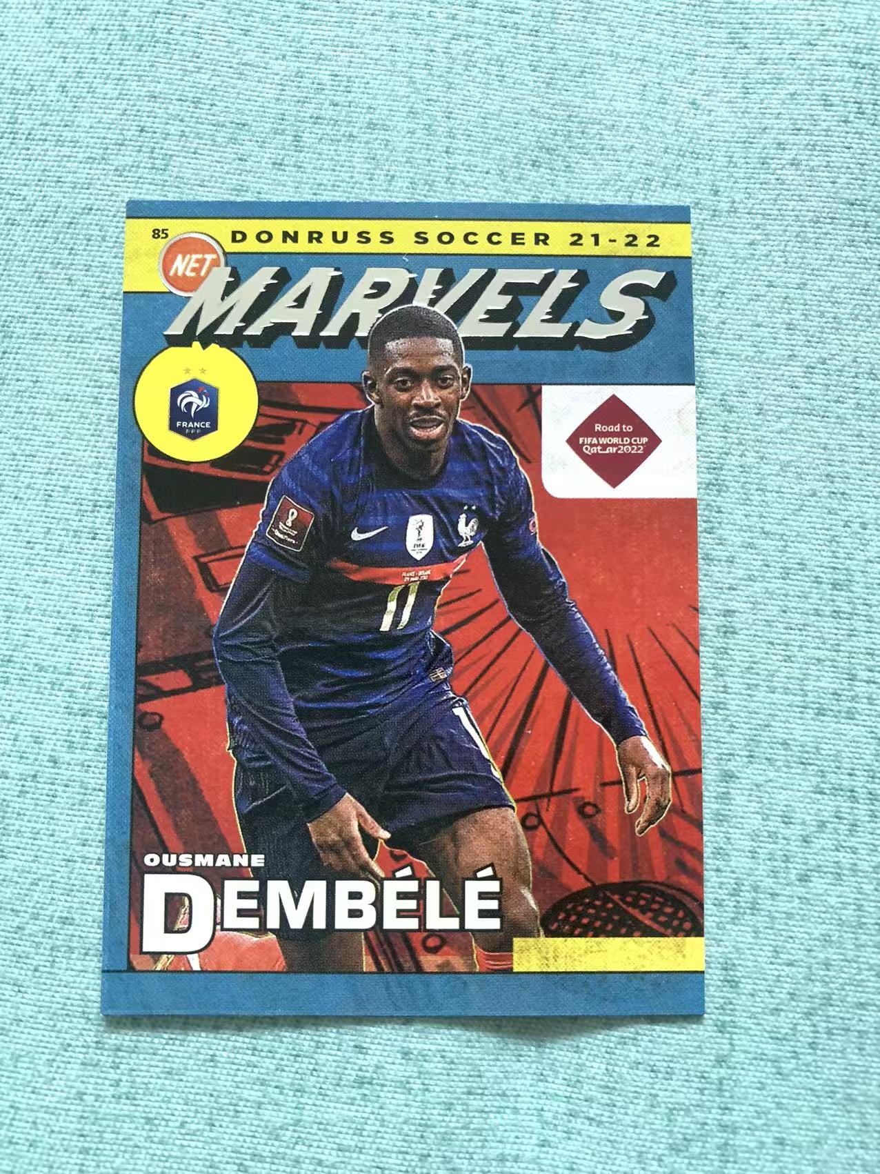 2020-21 Panini Donruss 杜蕾斯 Ousmane Dembele 法国 登贝莱 漫威特卡 大巴黎巴萨 梅西队友