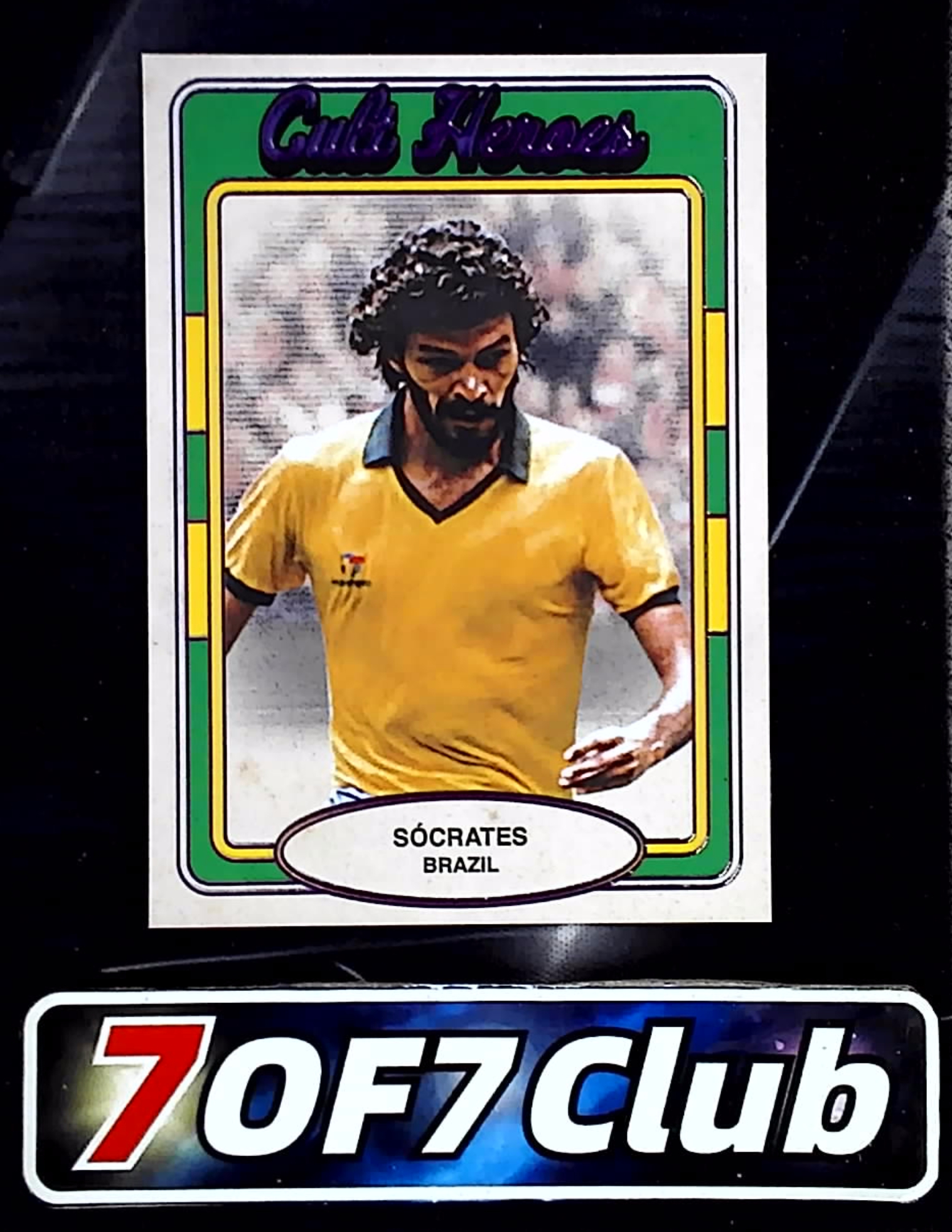 【7OF7Club拍卖】2025 Futera 福特拉 15编 苏格拉底 巴西 传奇名宿 紫折 SOCRATES 卡品如图 BR1110