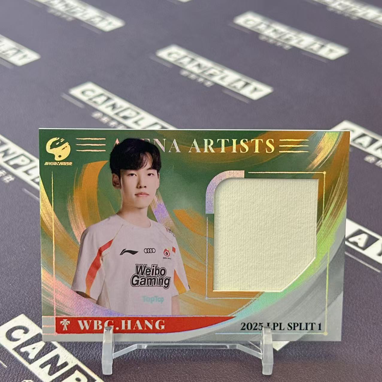 2025 Buffun LPL Hang 【会玩卡社】英雄联盟 LPL选手卡 赛场艺术家2 WBG.Hang 单人队服卡 无编 HW2609
